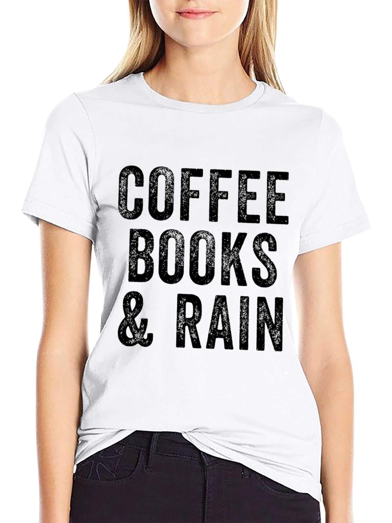 Coffee Books & Rain Graphic Tee