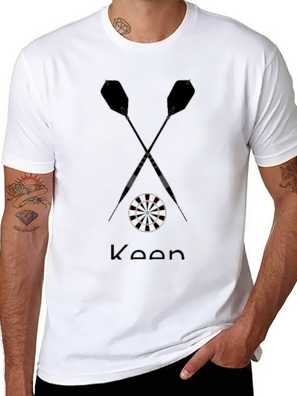 Darts Graphic Tee - Keen Dartboard T-Shirt