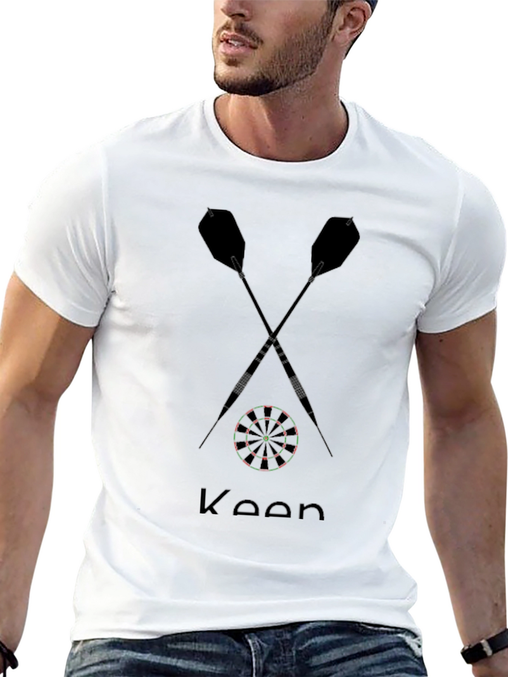 Darts Graphic Tee - Keen Dartboard T-Shirt