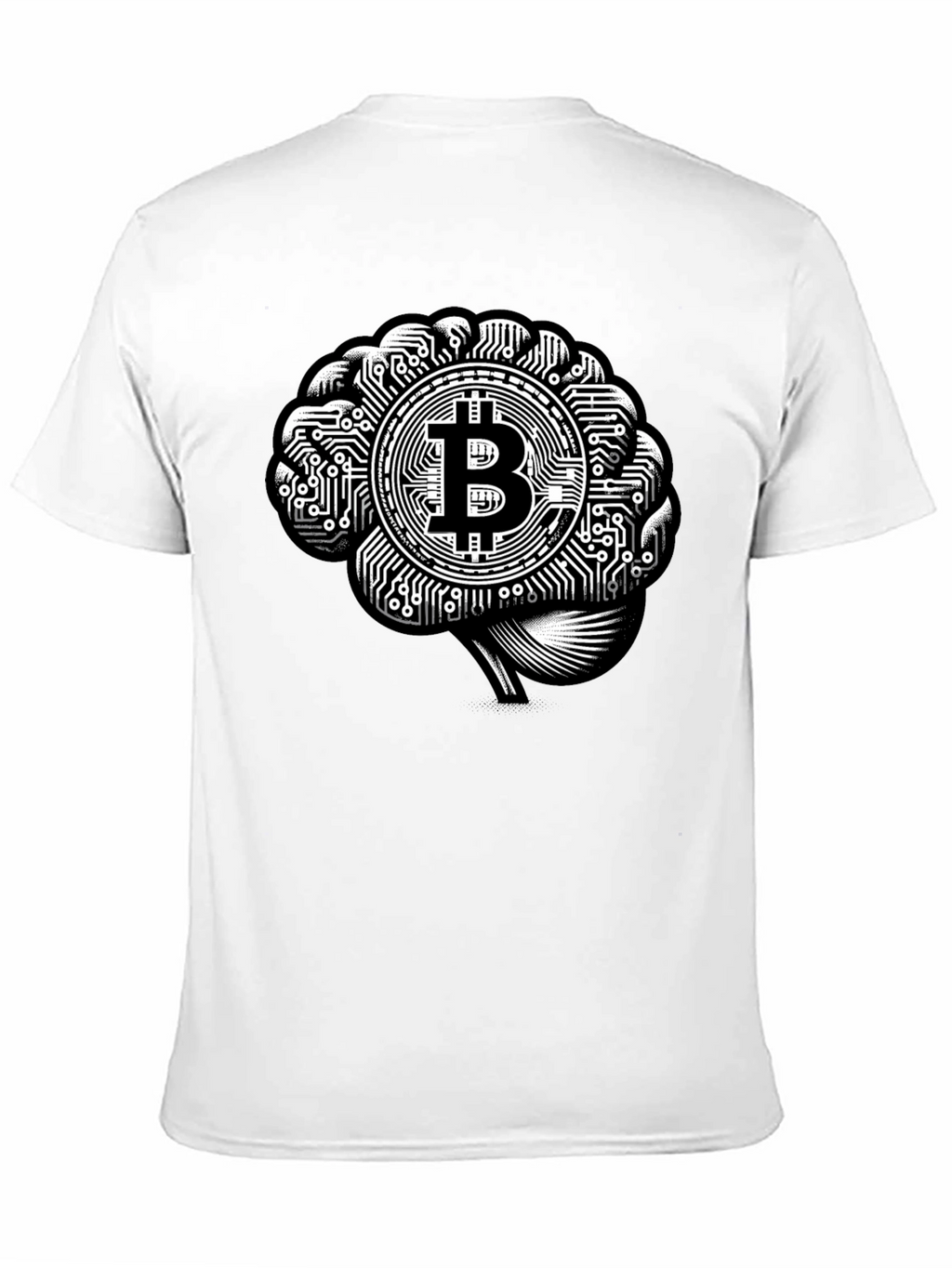 Bitcoin Brain T-Shirt - Crypto Innovation