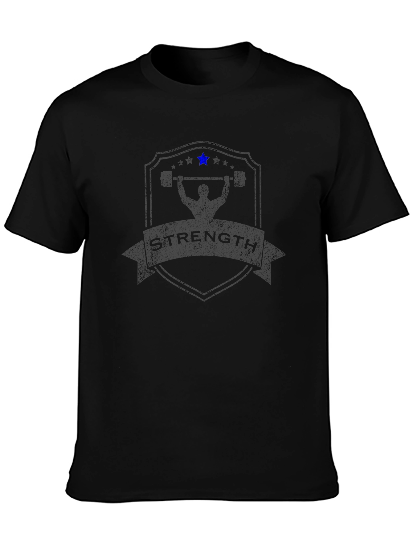 Strength Emblem Black T-Shirt