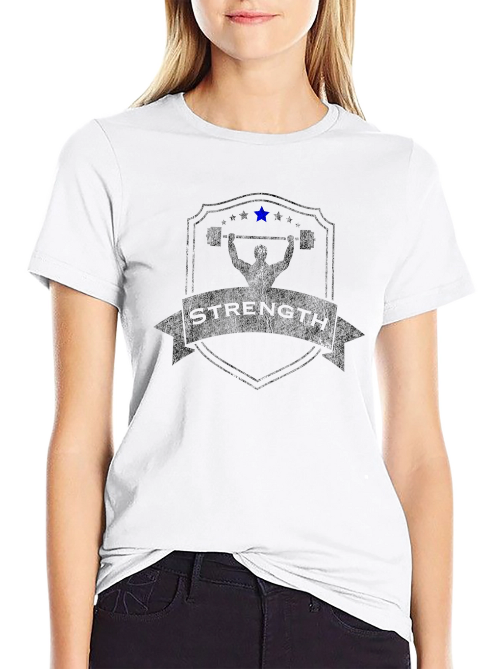 Strength Emblem Black T-Shirt
