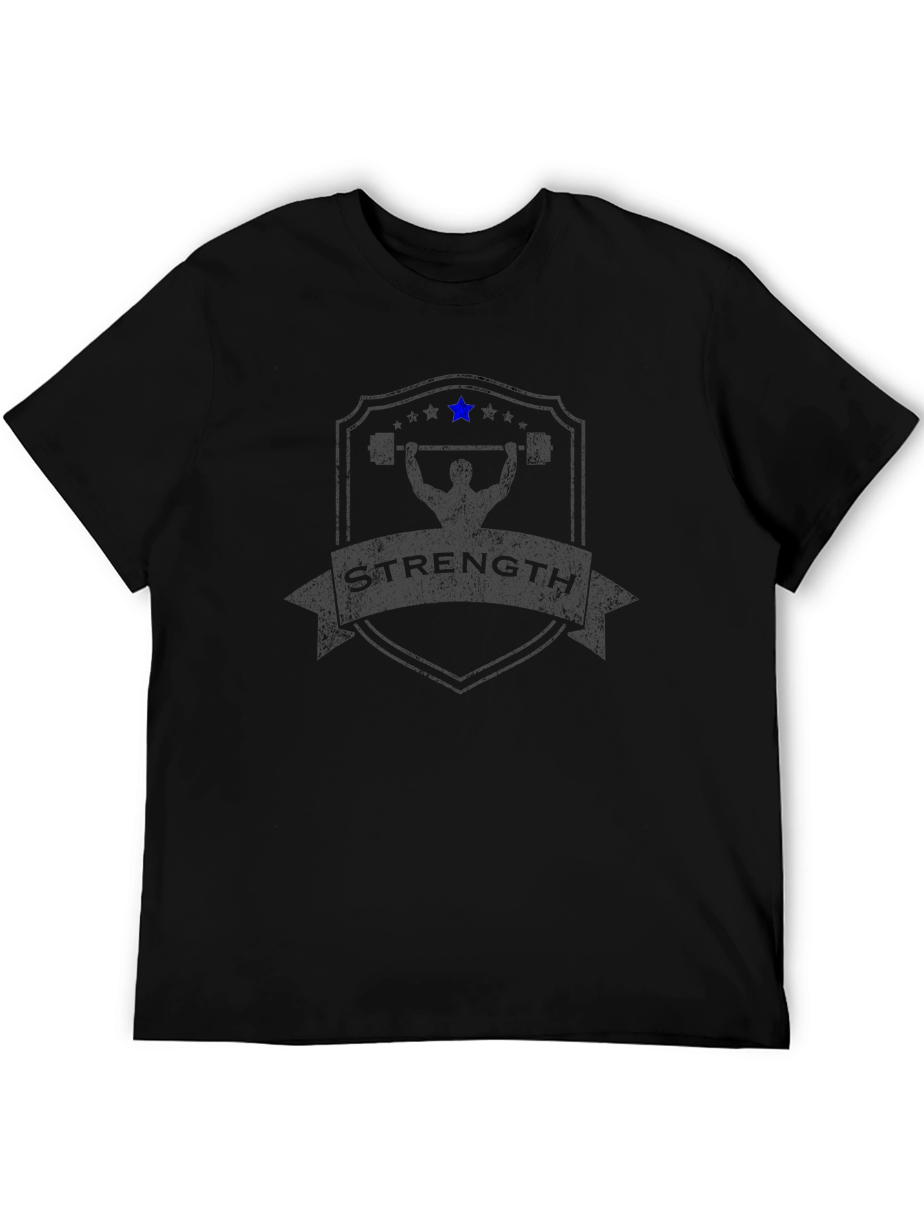 Strength Emblem Black T-Shirt