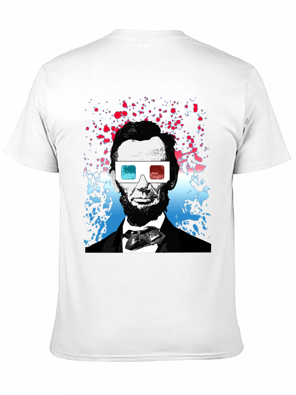 Lincoln 3D Glasses Graphic Tee