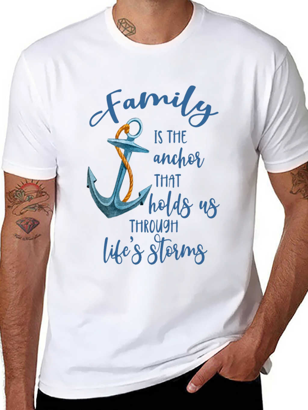Family Anchor T-Shirt - Comfort & Style