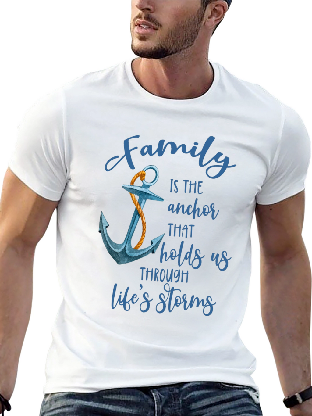 Family Anchor T-Shirt - Comfort & Style