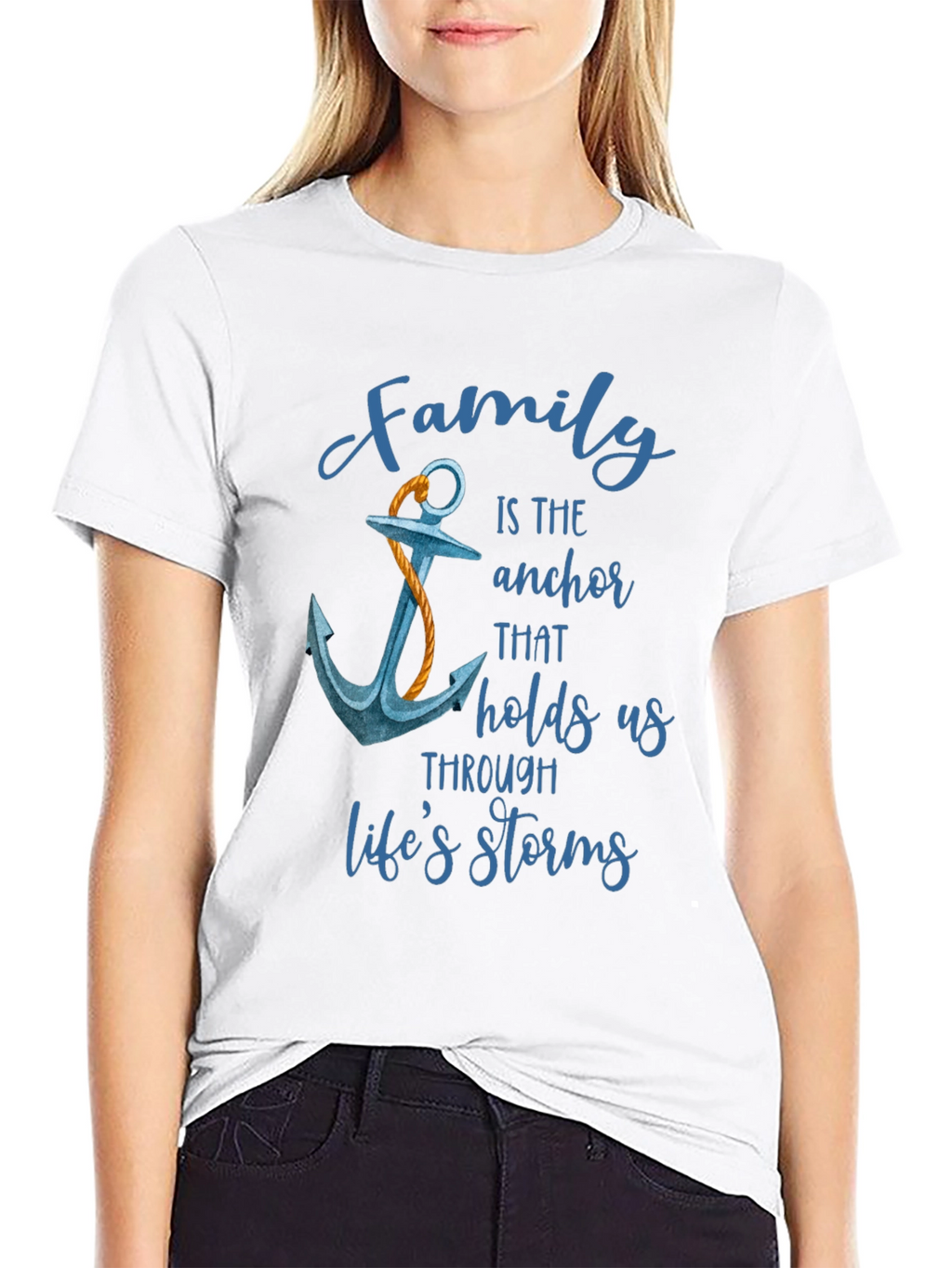 Family Anchor T-Shirt - Comfort & Style