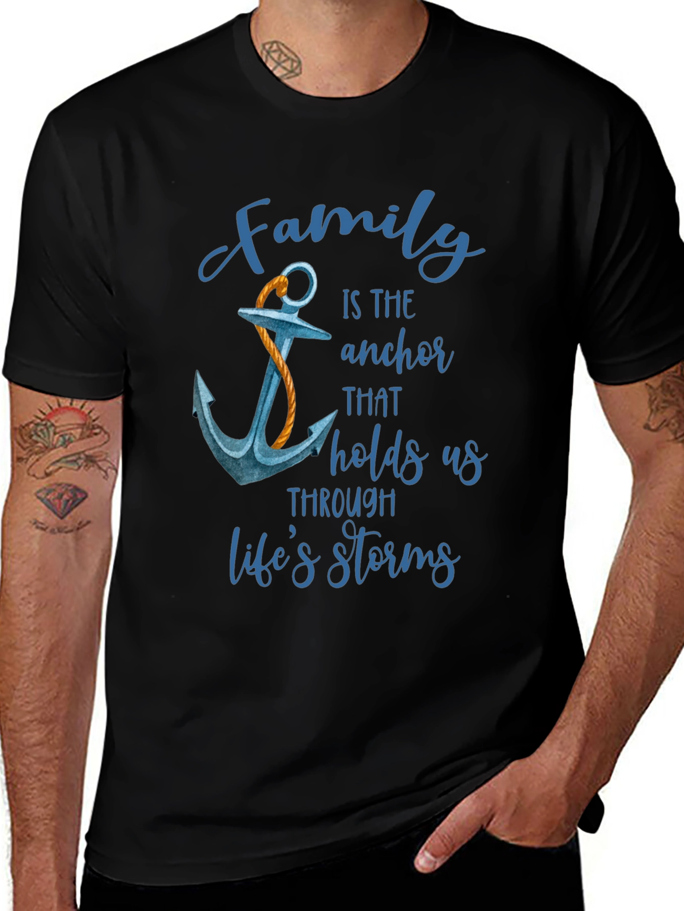 Family Anchor T-Shirt - Comfort & Style