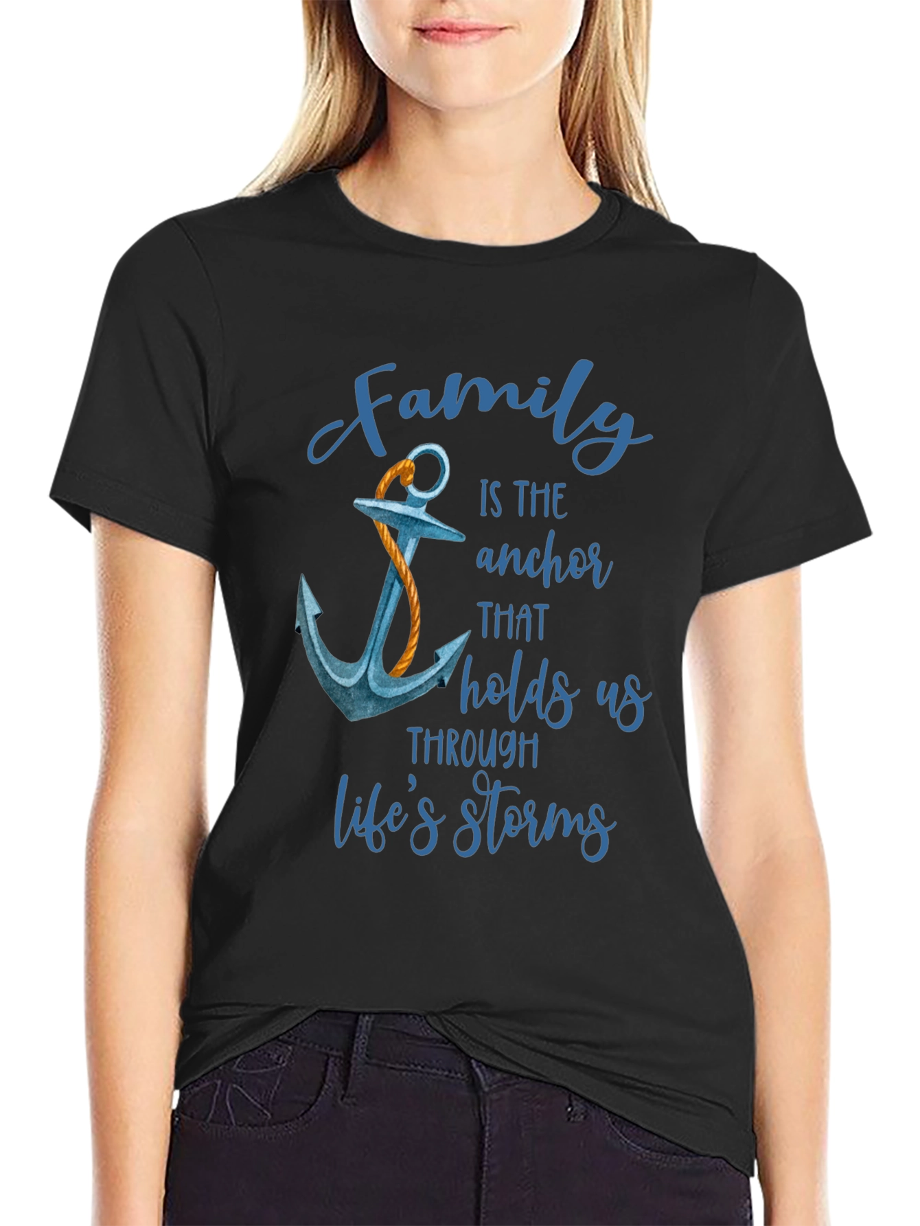 Family Anchor T-Shirt - Comfort & Style