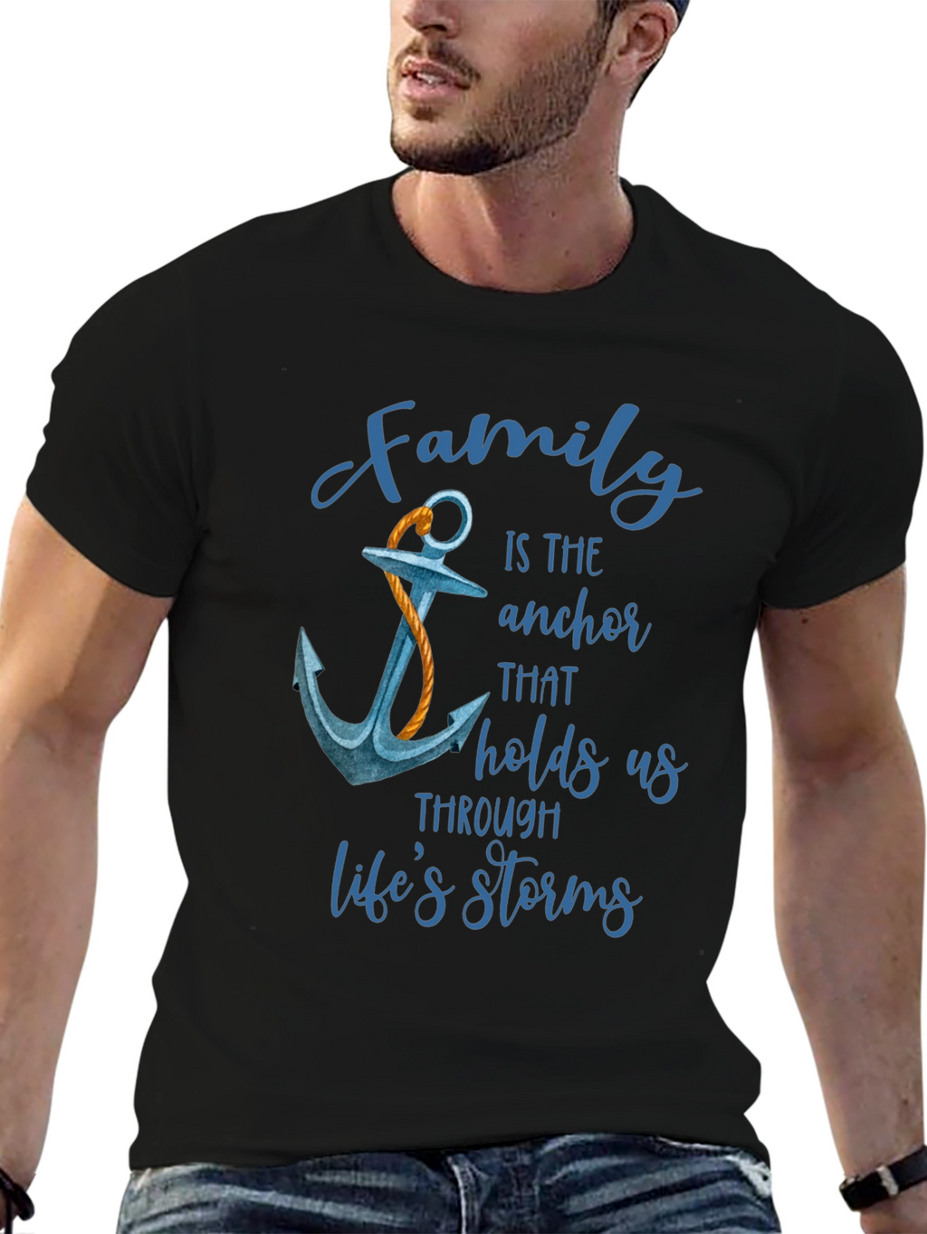 Family Anchor T-Shirt - Comfort & Style