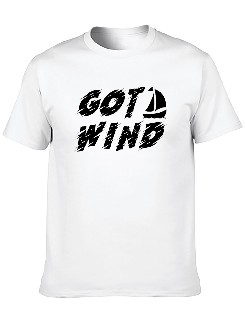 Got Wind Sailing T-Shirt - Black Graphic Tee