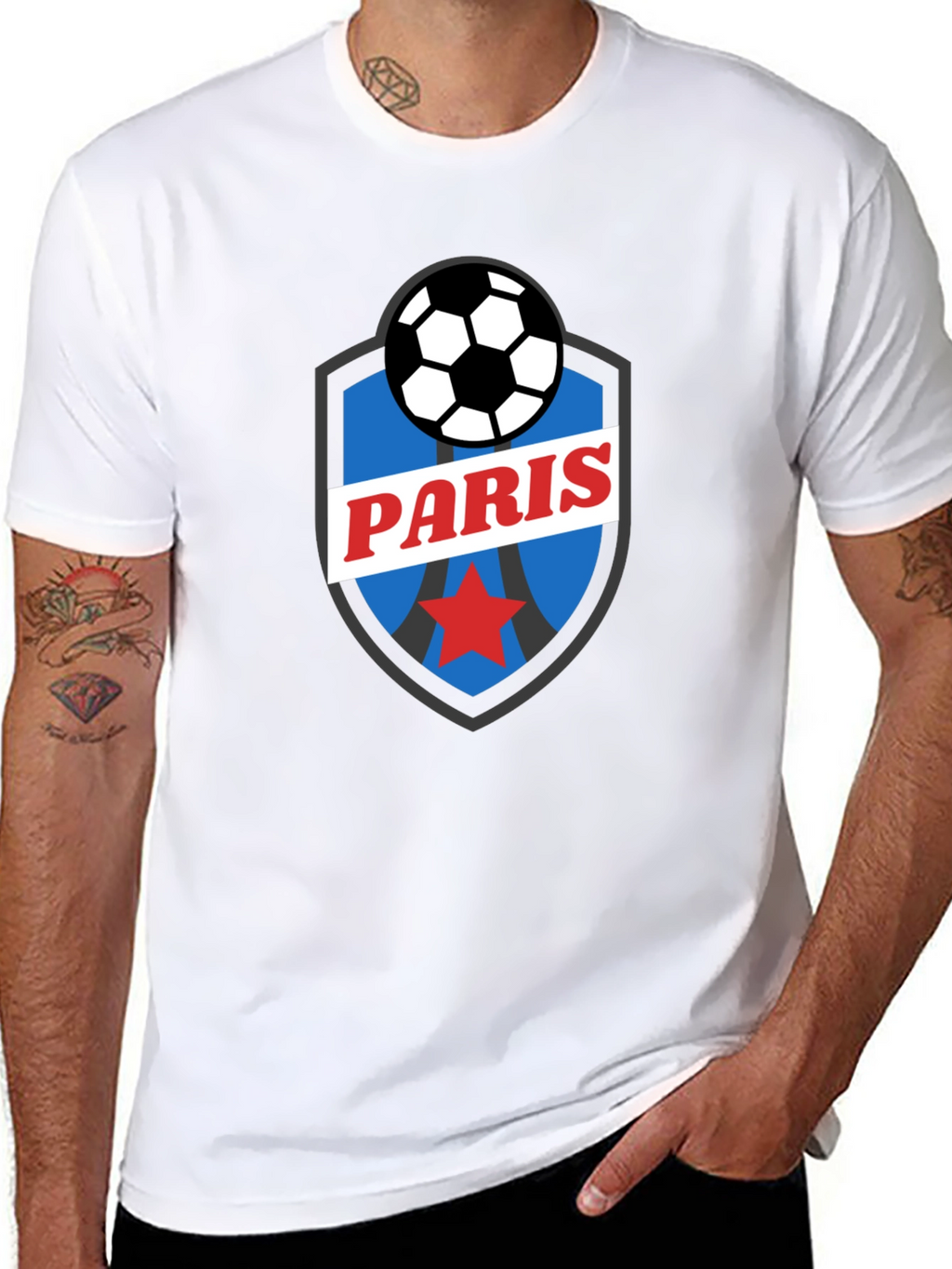 Paris Soccer Graphic T-Shirt - Sporty & Stylish