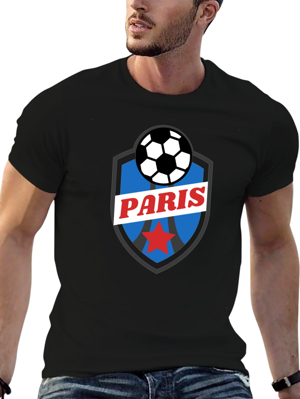 Paris Soccer Graphic T-Shirt - Sporty & Stylish