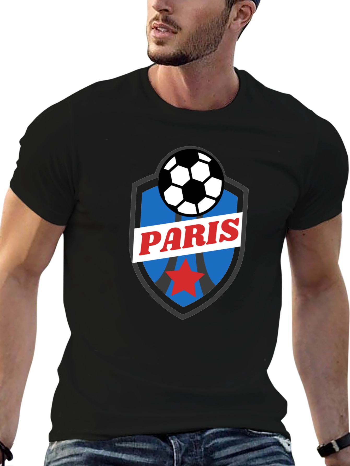 Paris Soccer Graphic T-Shirt - Sporty & Stylish
