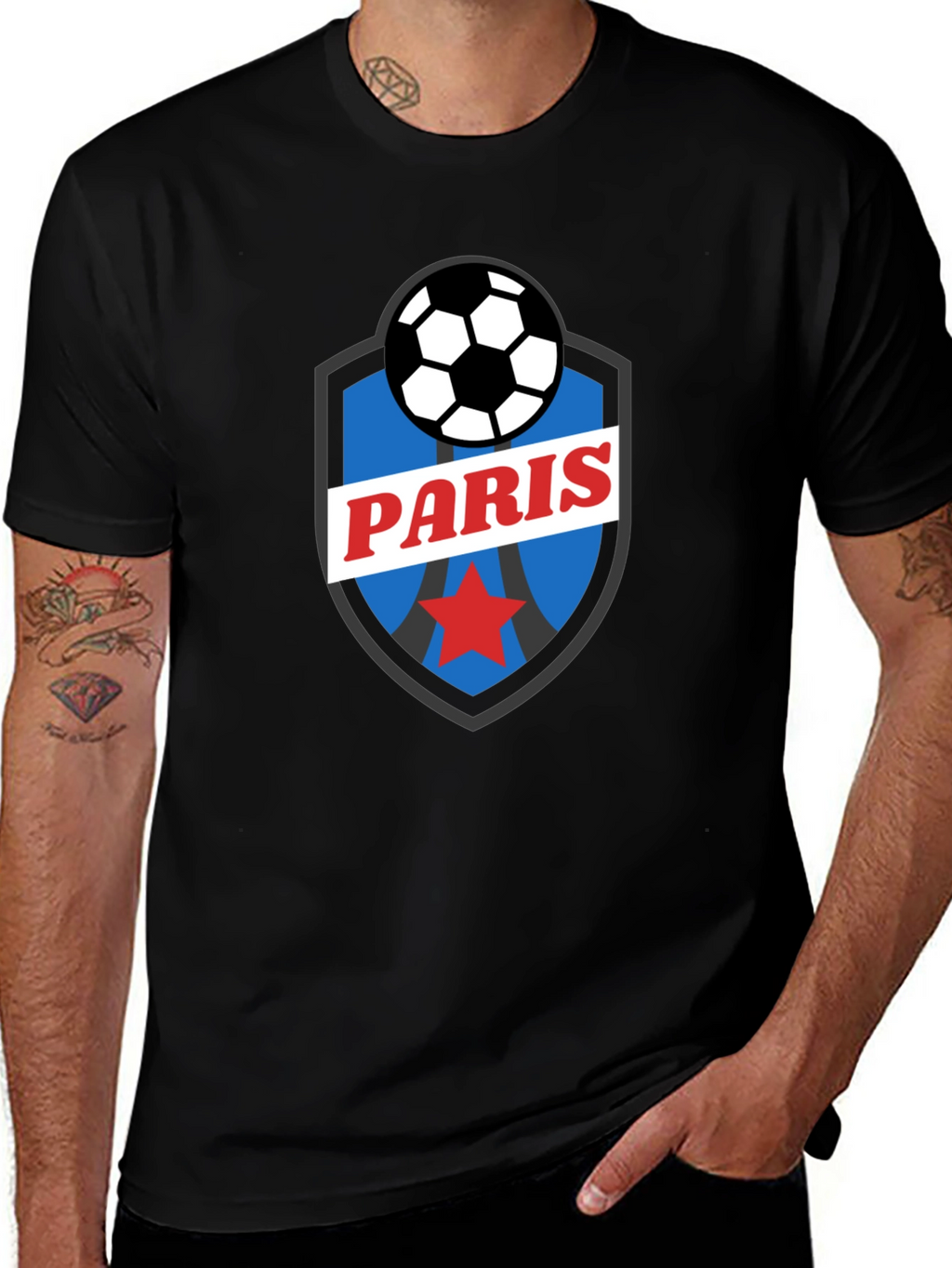 Paris Soccer Graphic T-Shirt - Sporty & Stylish