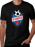 Paris Soccer Graphic T-Shirt - Sporty & Stylish