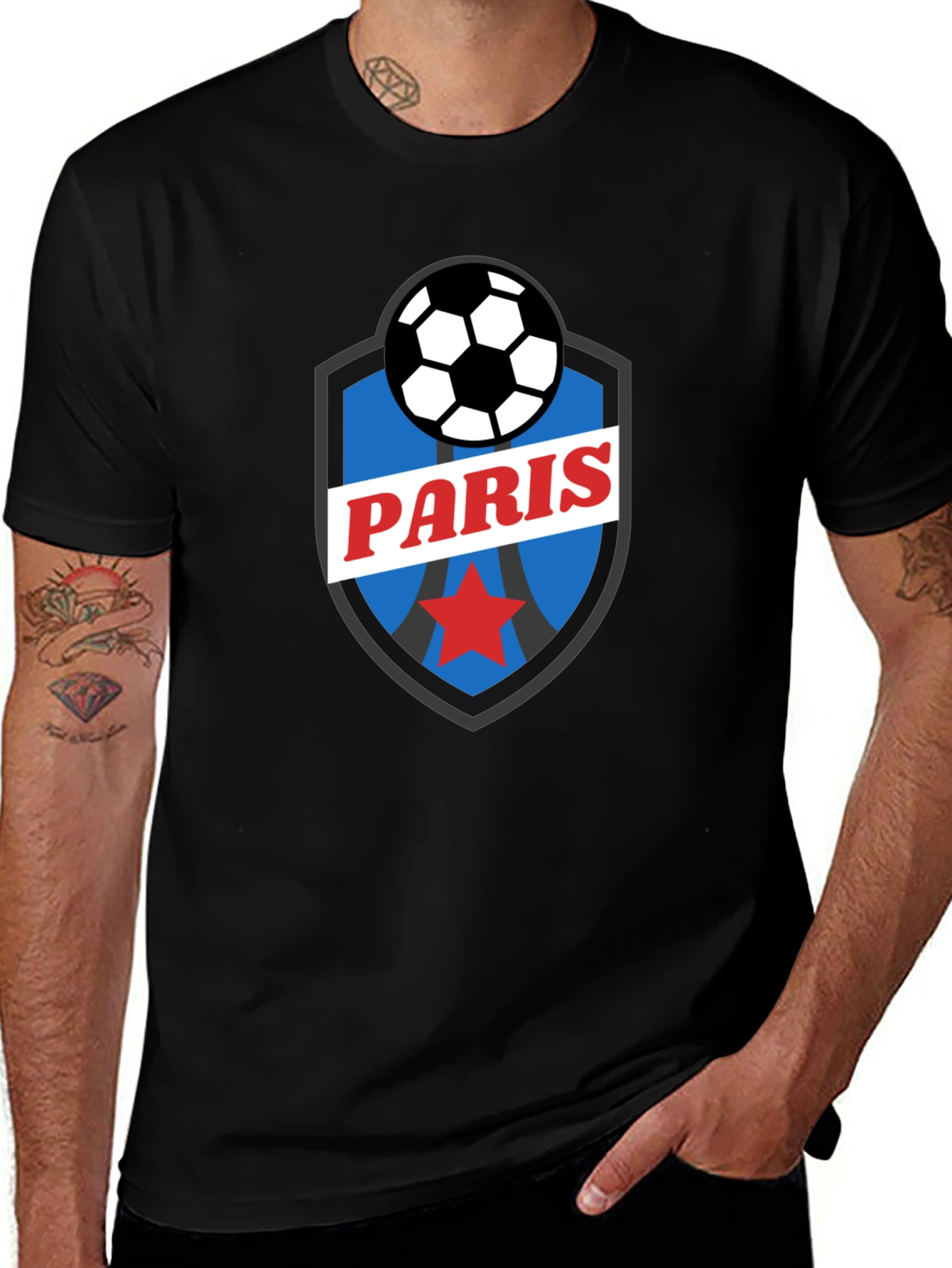 Paris Soccer Graphic T-Shirt - Sporty & Stylish