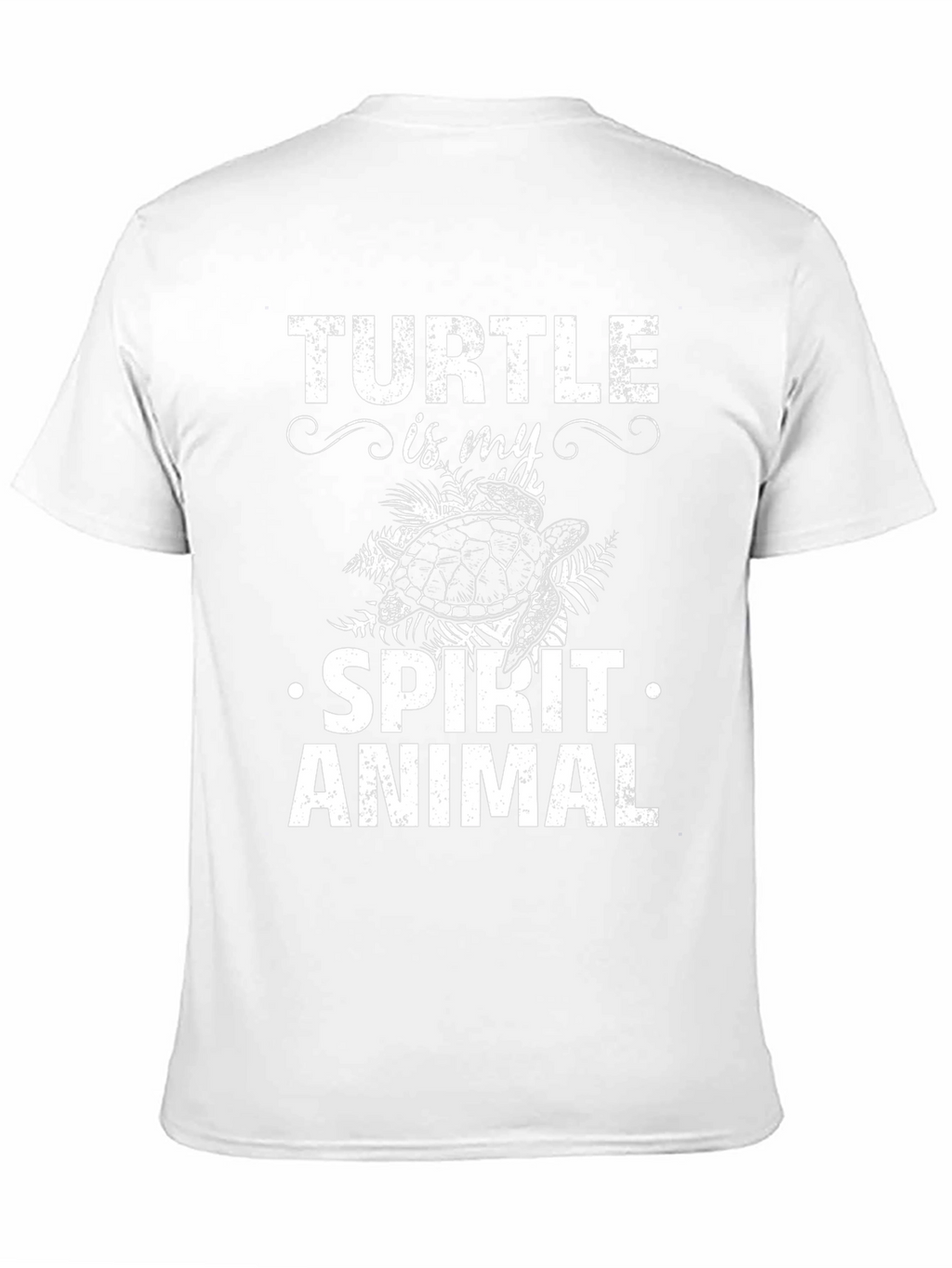 Turtle Spirit Animal Graphic Tee - Black