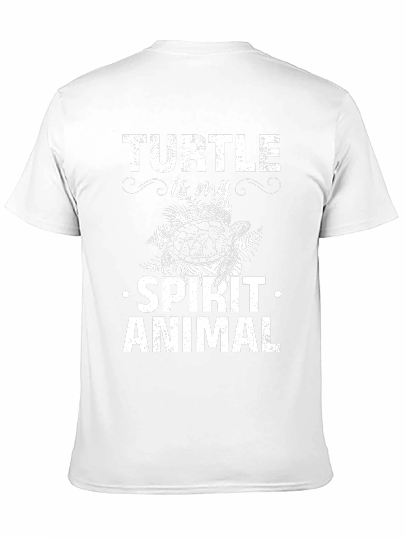 Turtle Spirit Animal Graphic Tee - Black