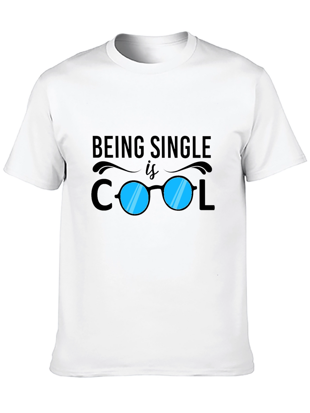 Cool Single Black Graphic Tee