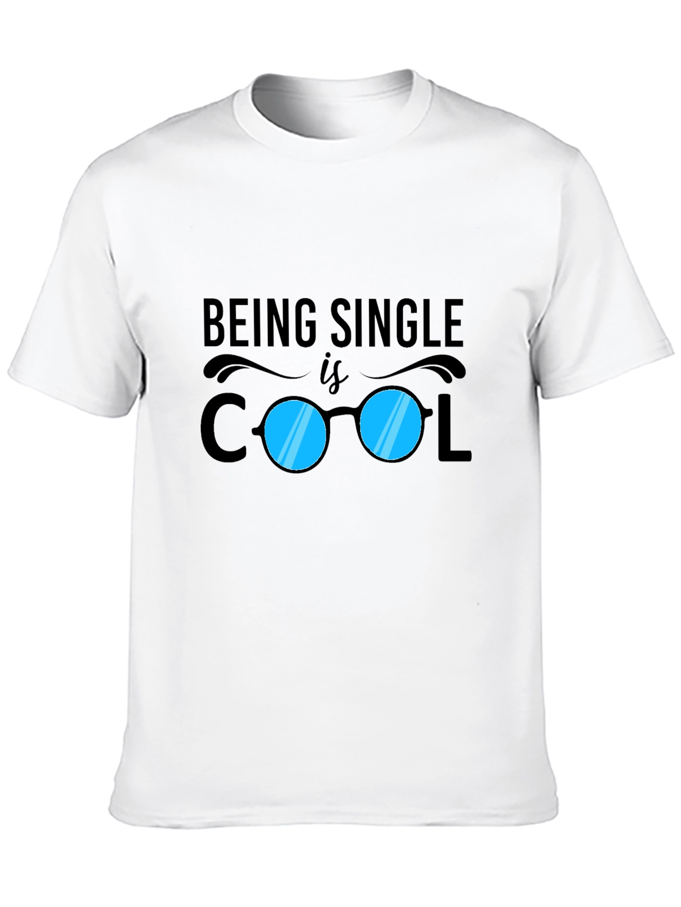 Cool Single Black Graphic Tee