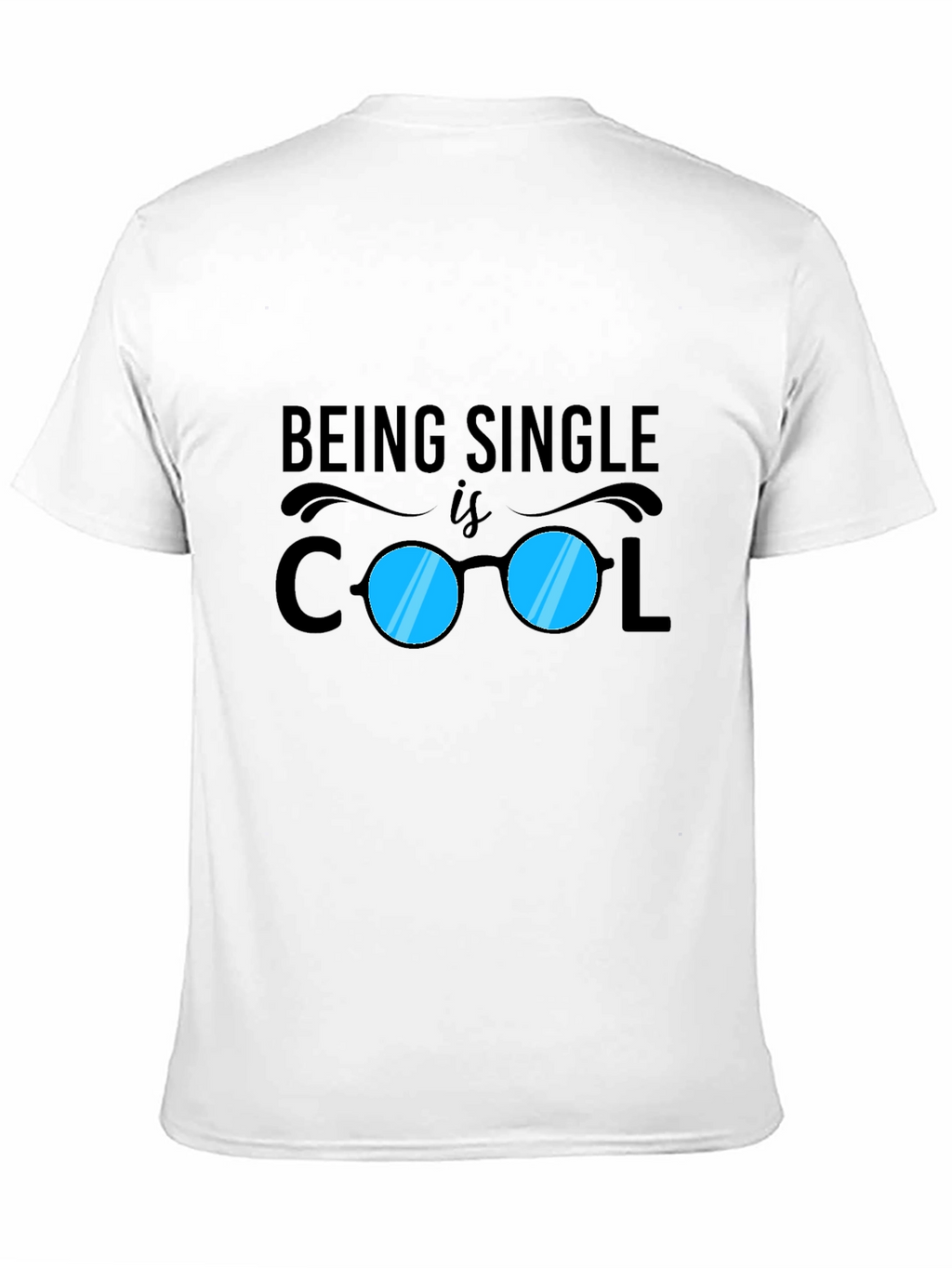 Cool Single Black Graphic Tee