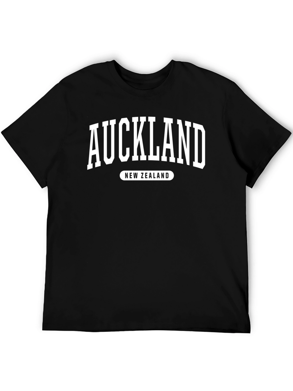 Auckland New Zealand Black Graphic Tee