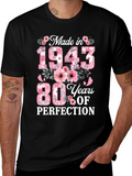 Made in 1943 - 80 Years of Perfection T-Shirt