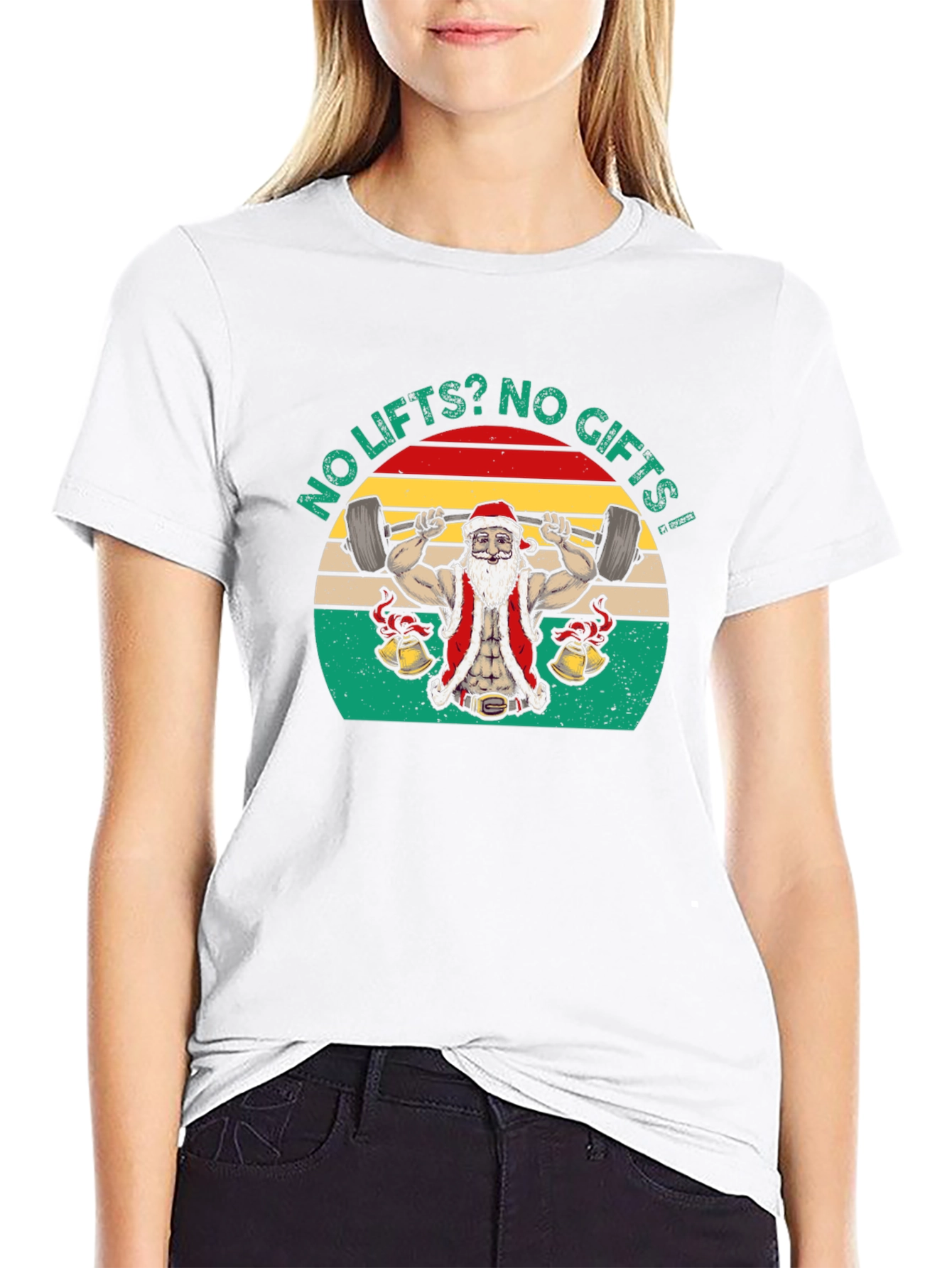 No Lifts? No Gifts! Santa Gym T-Shirt