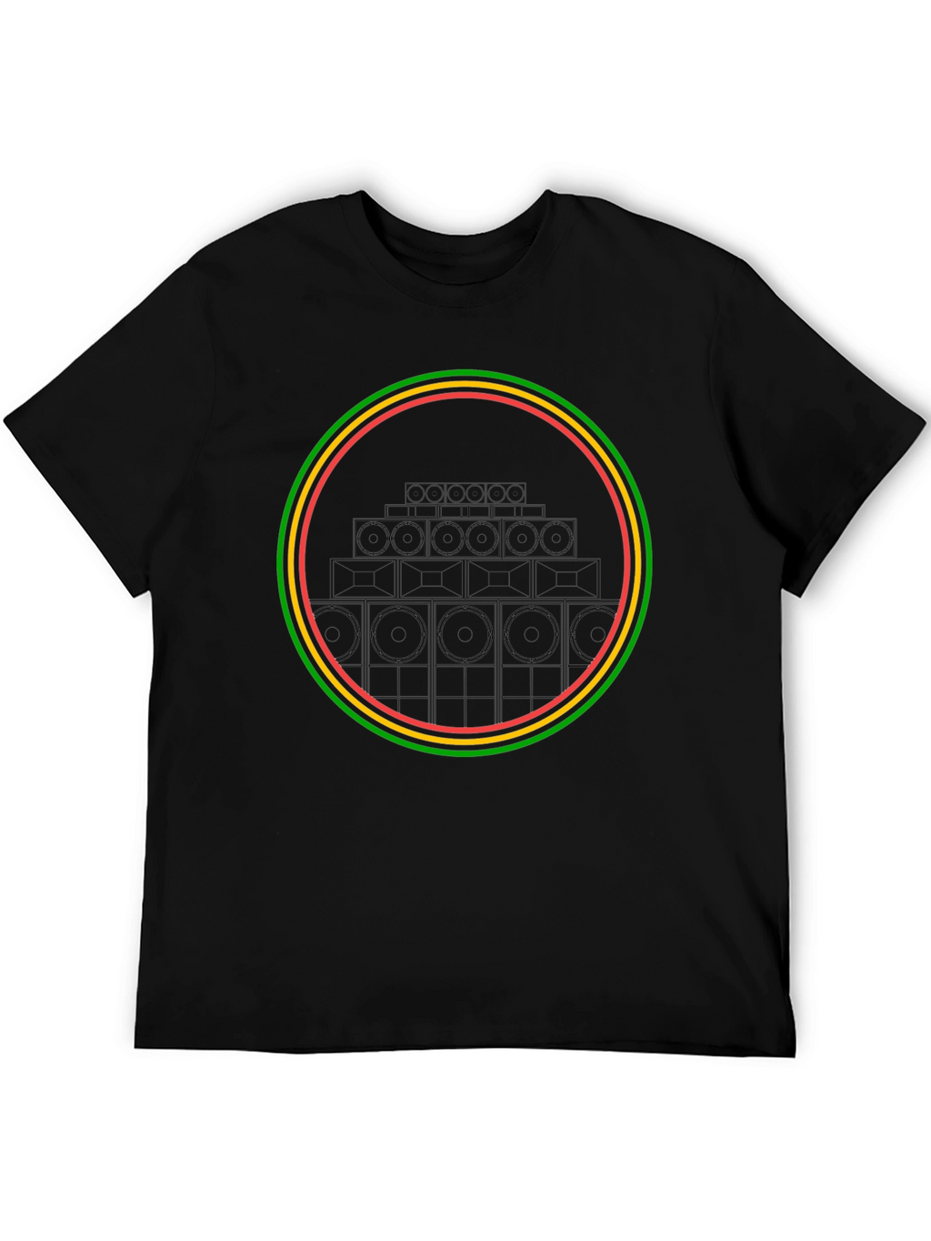 Rasta Sound System T-Shirt - Reggae Vibes