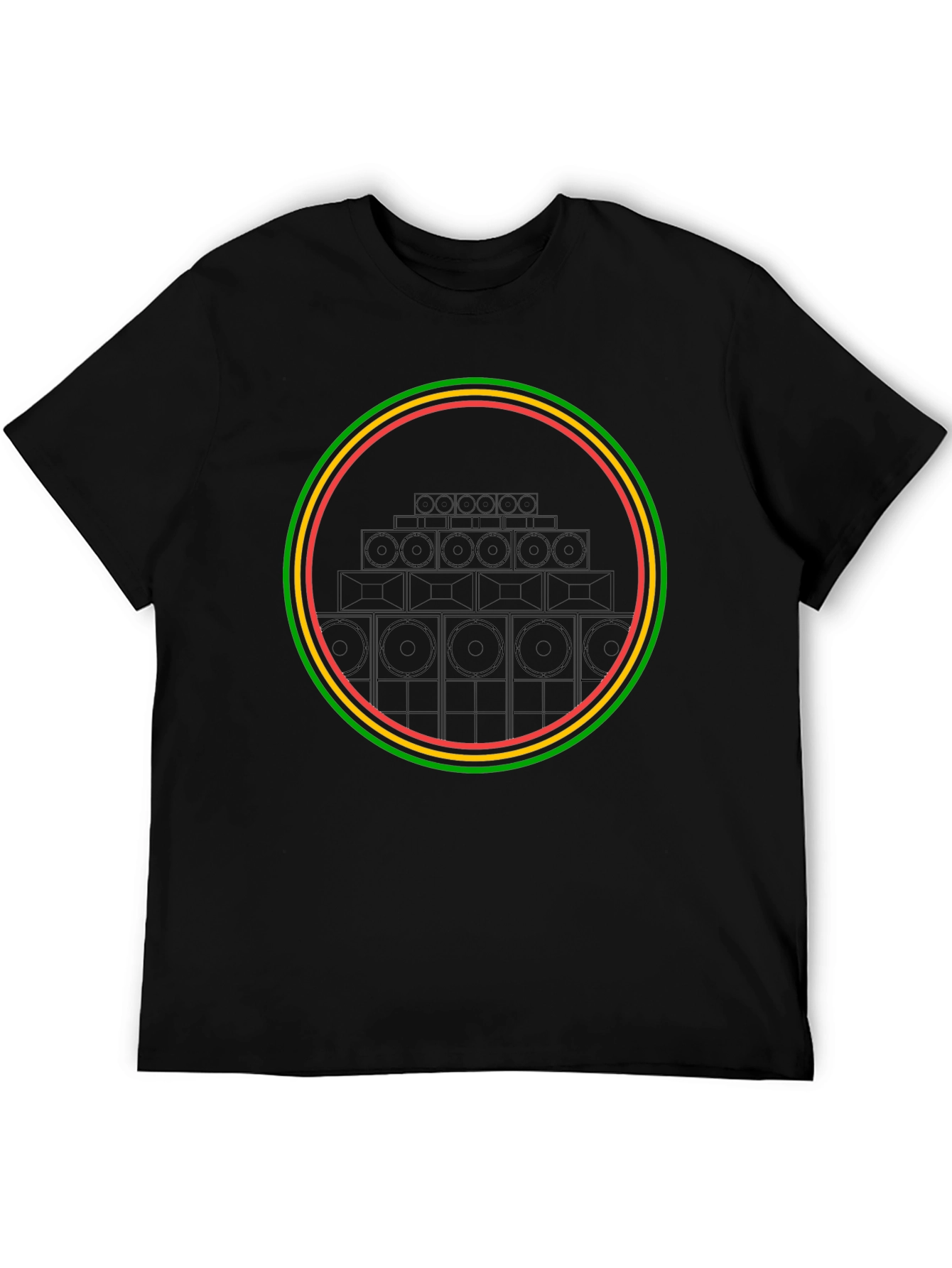 Rasta Sound System T-Shirt - Reggae Vibes