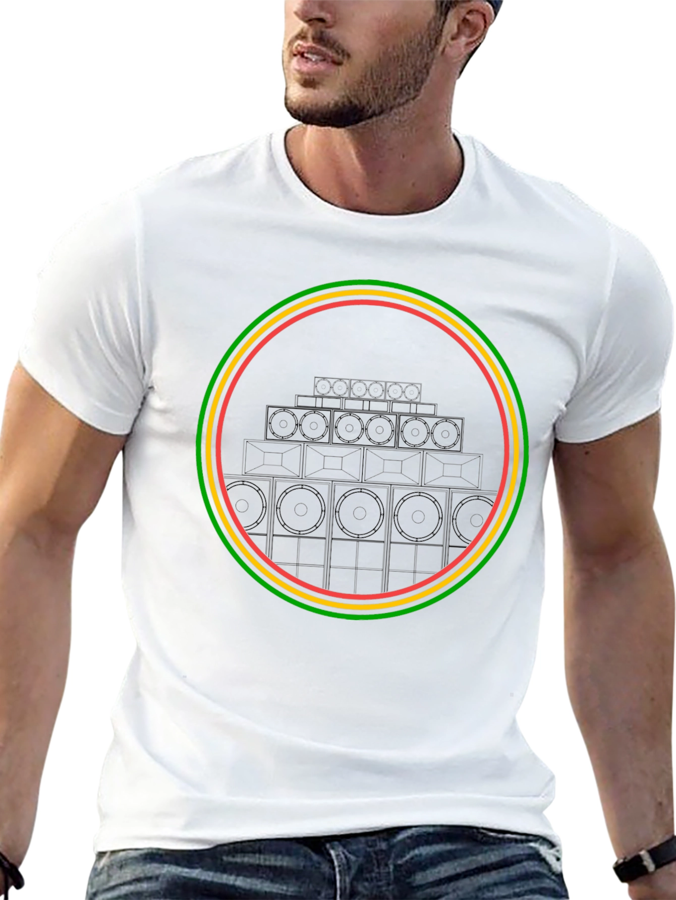 Rasta Sound System T-Shirt - Reggae Vibes