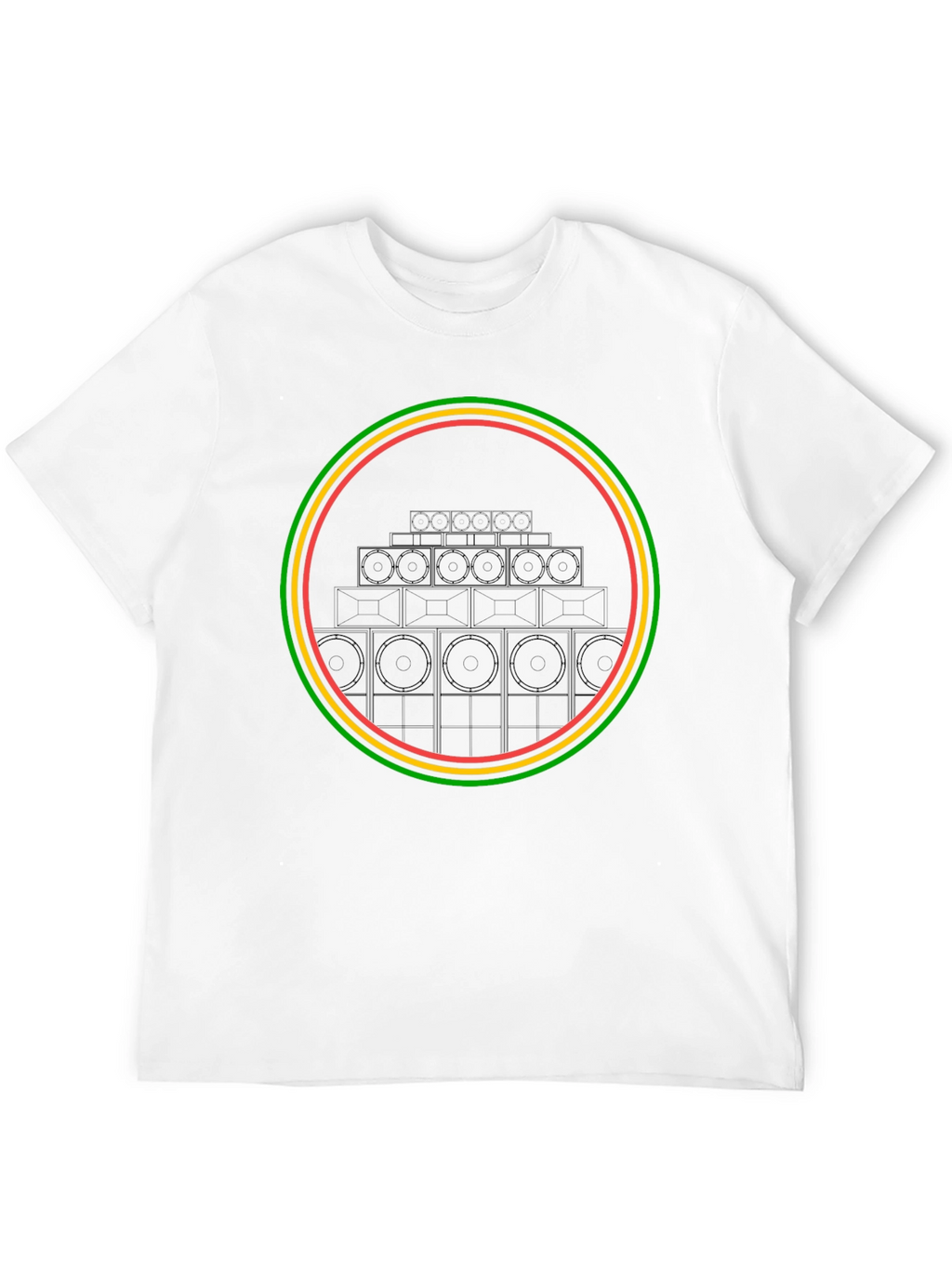 Rasta Sound System T-Shirt - Reggae Vibes