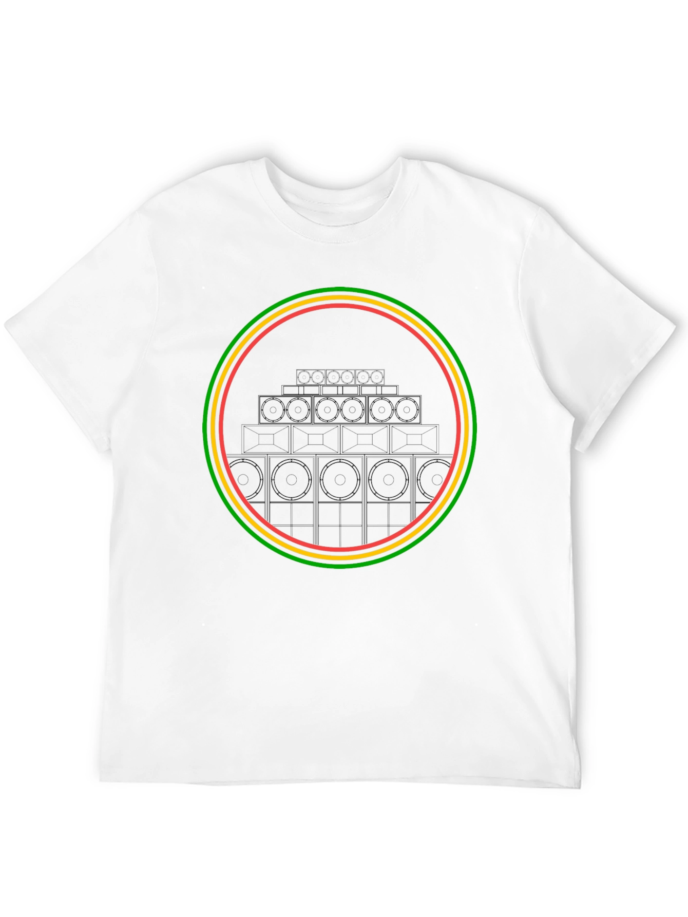 Rasta Sound System T-Shirt - Reggae Vibes