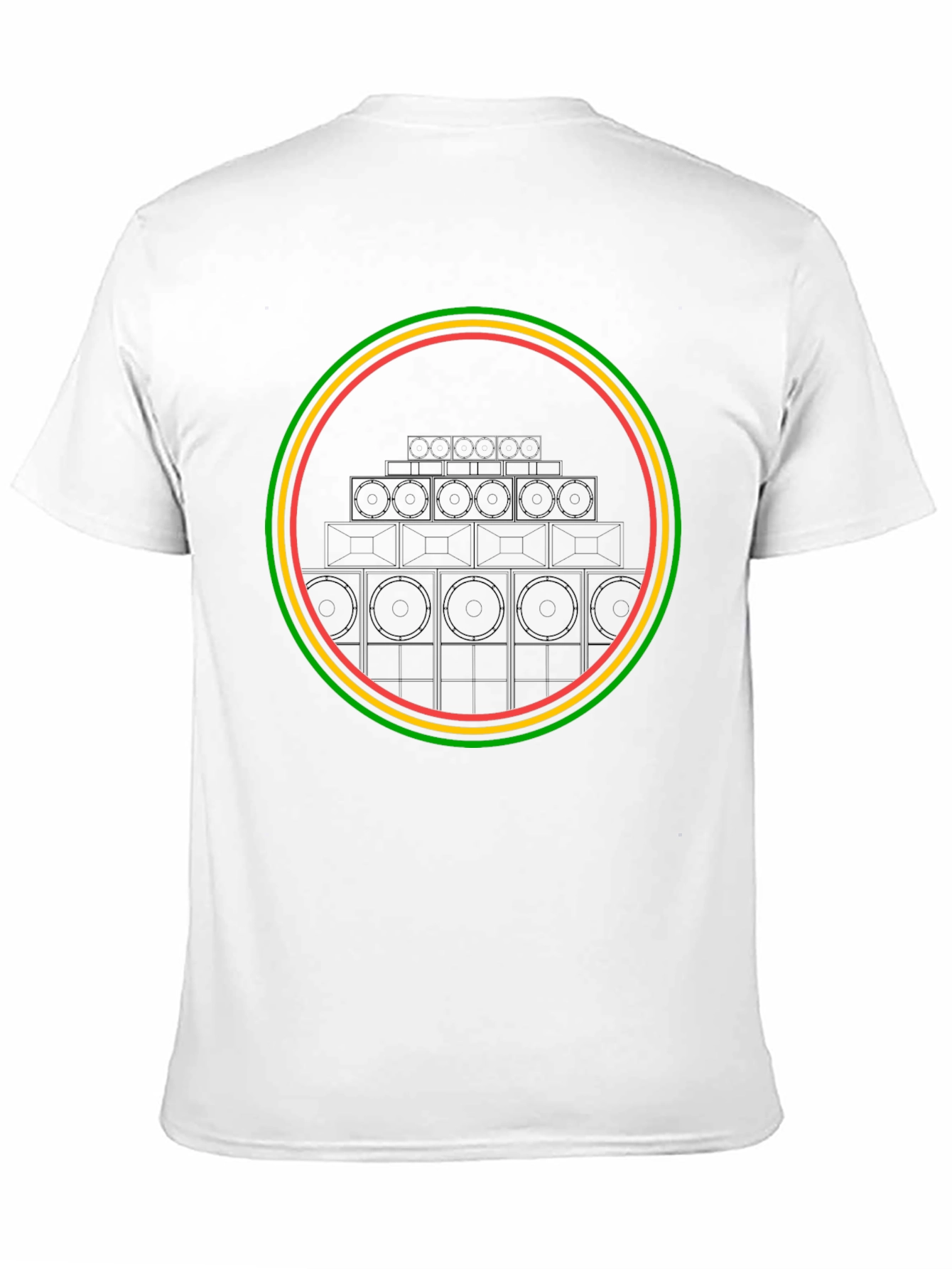 Rasta Sound System T-Shirt - Reggae Vibes