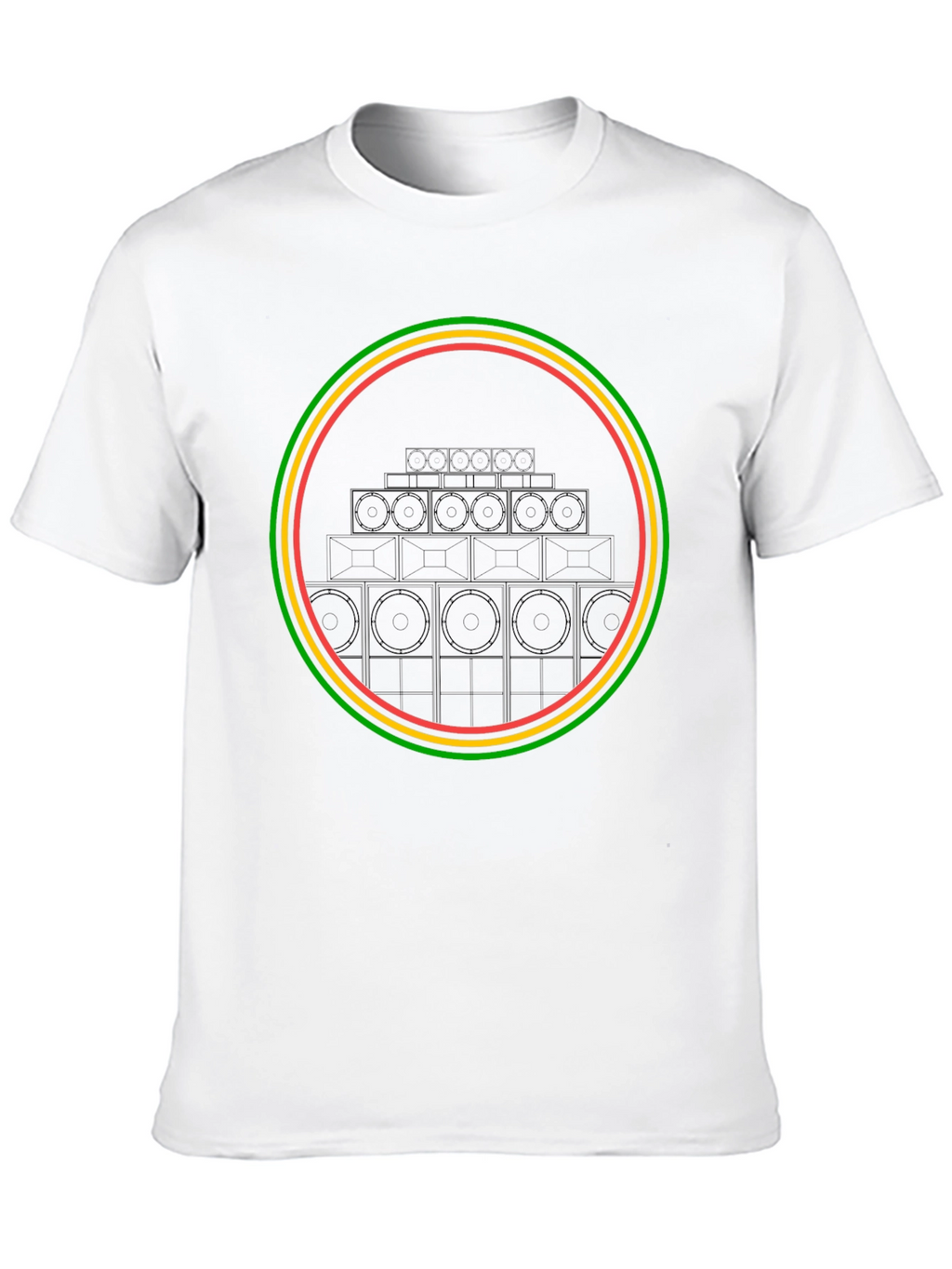Rasta Sound System T-Shirt - Reggae Vibes