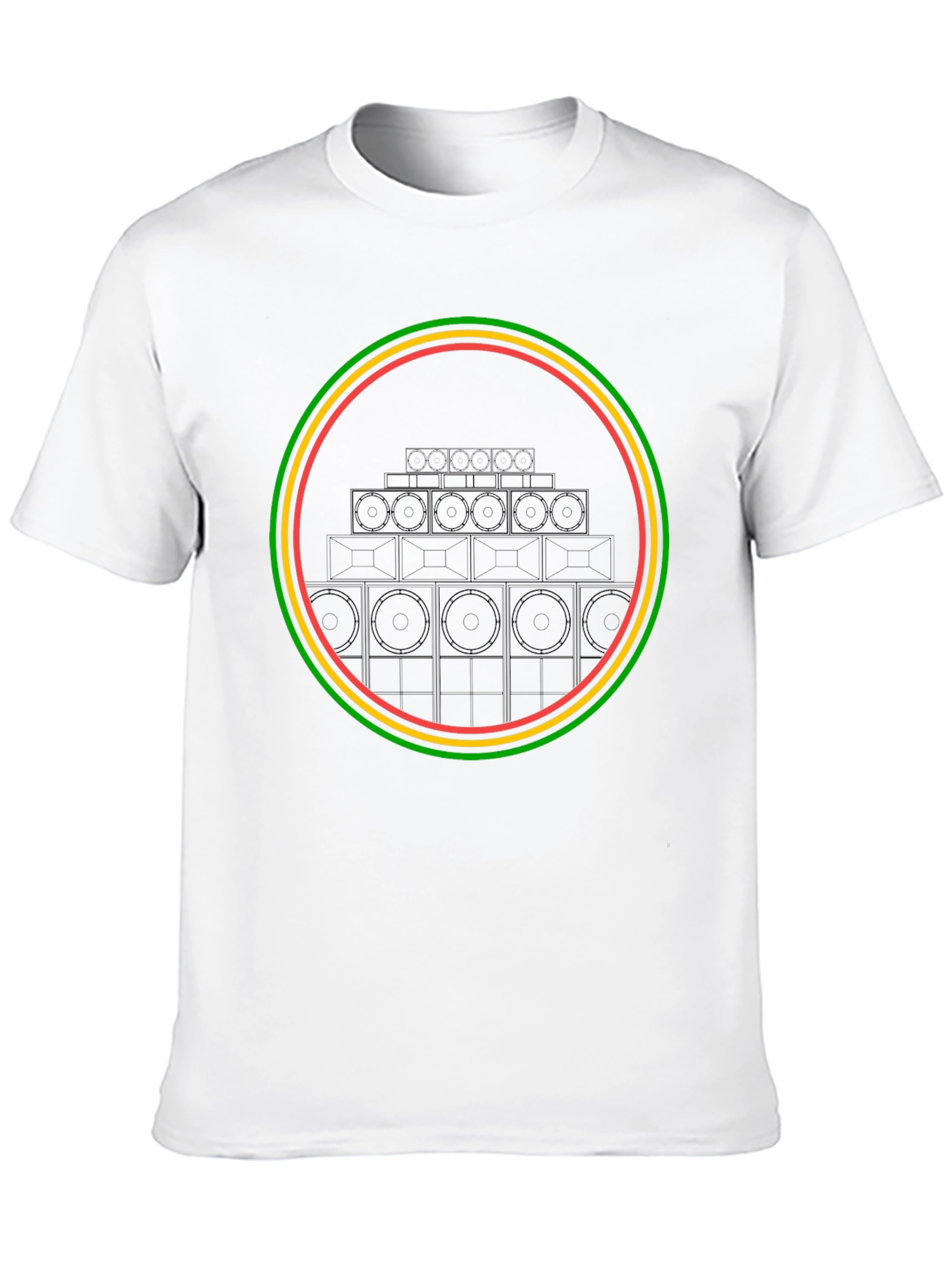 Rasta Sound System T-Shirt - Reggae Vibes
