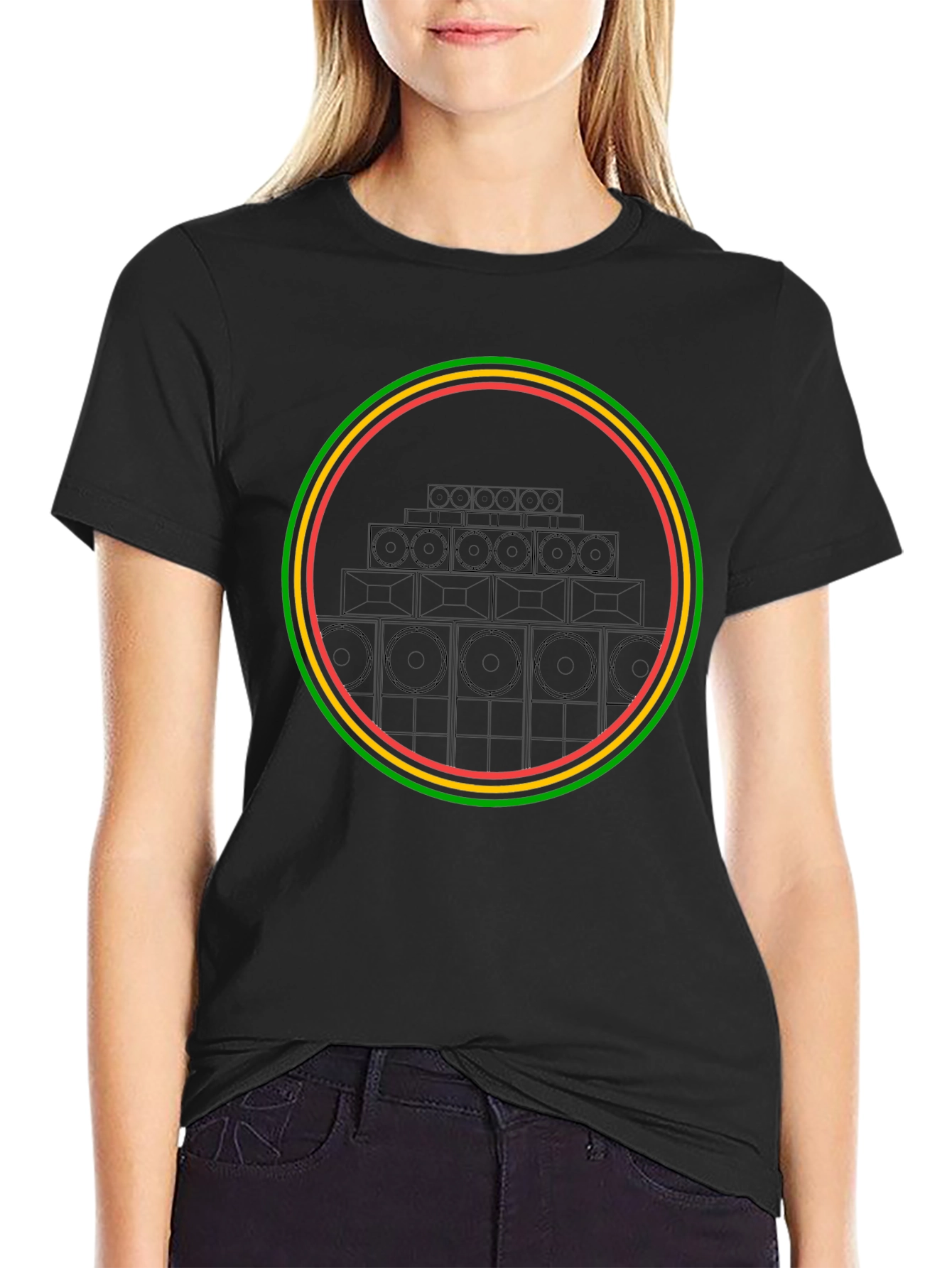 Rasta Sound System T-Shirt - Reggae Vibes