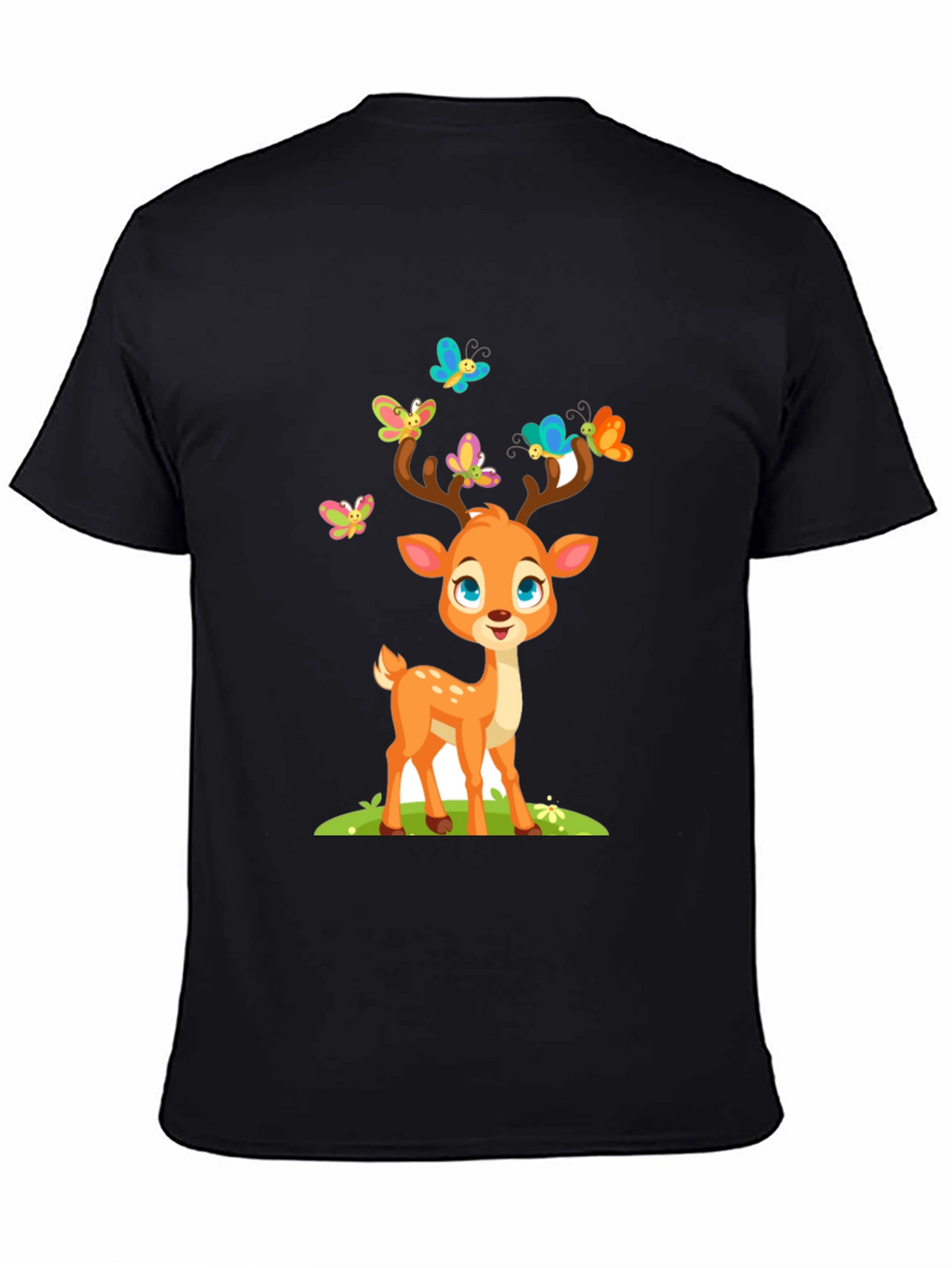 Cute Deer with Butterflies T-Shirt