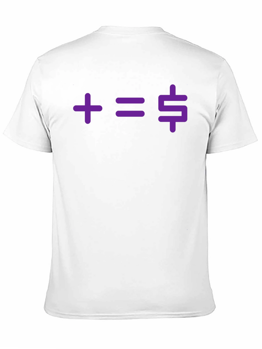 Plus Equals Money Graphic T-Shirt