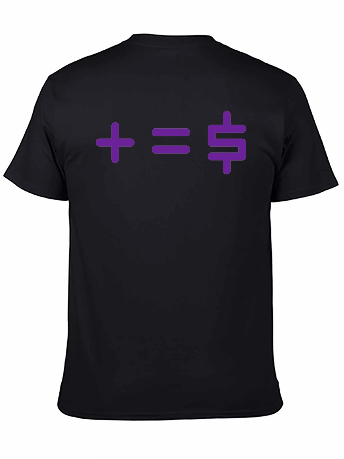 Plus Equals Money Graphic T-Shirt