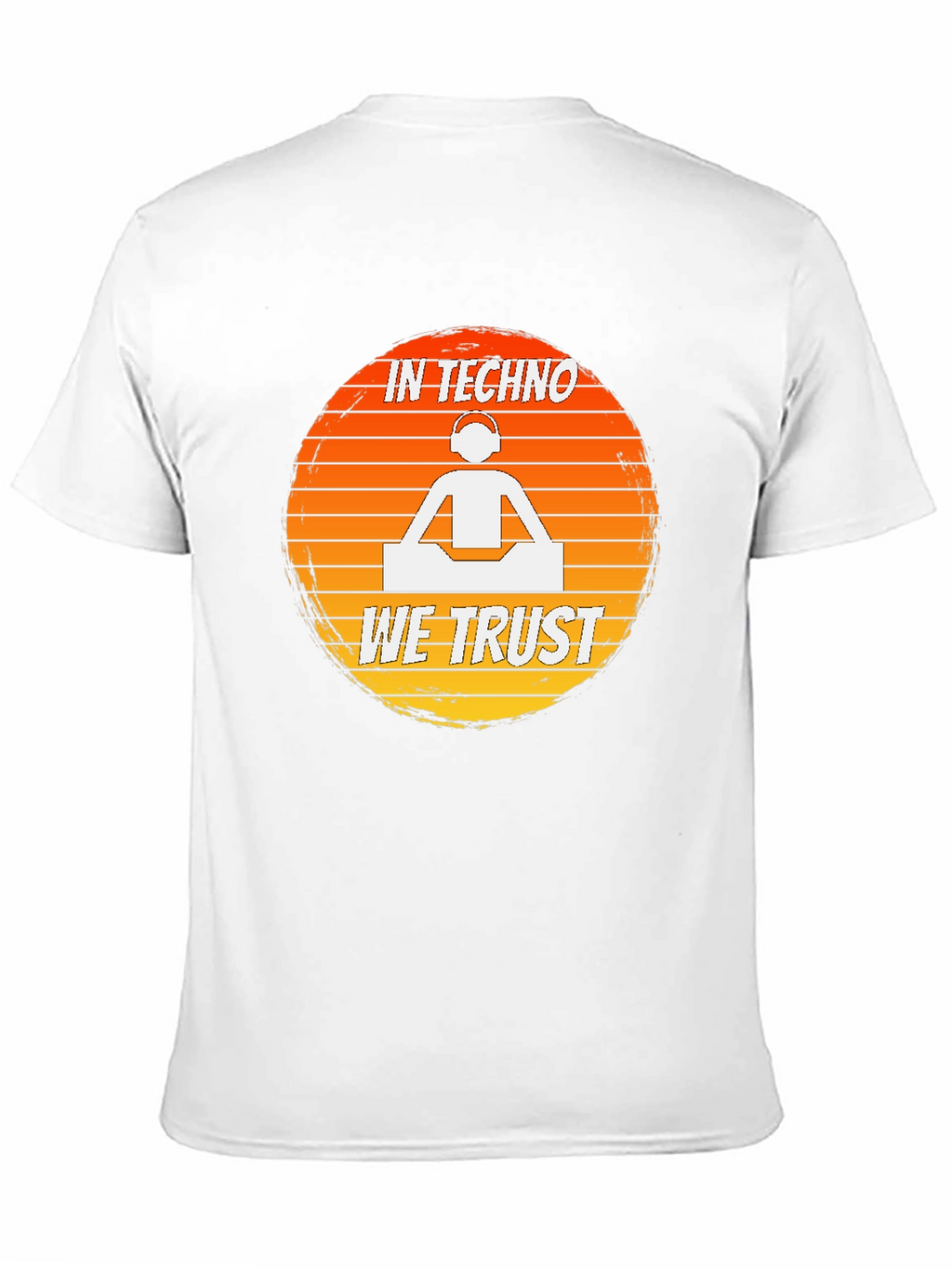 In Techno We Trust DJ Graphic T-Shirt