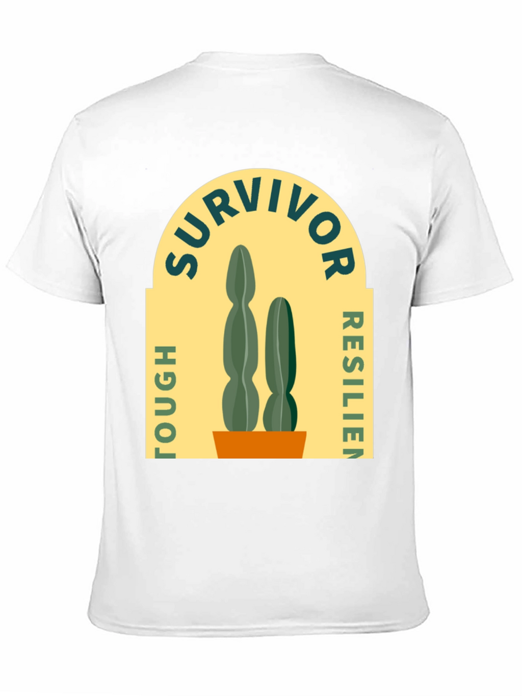 Survivor Tough Resilient Cactus Graphic T-Shirt