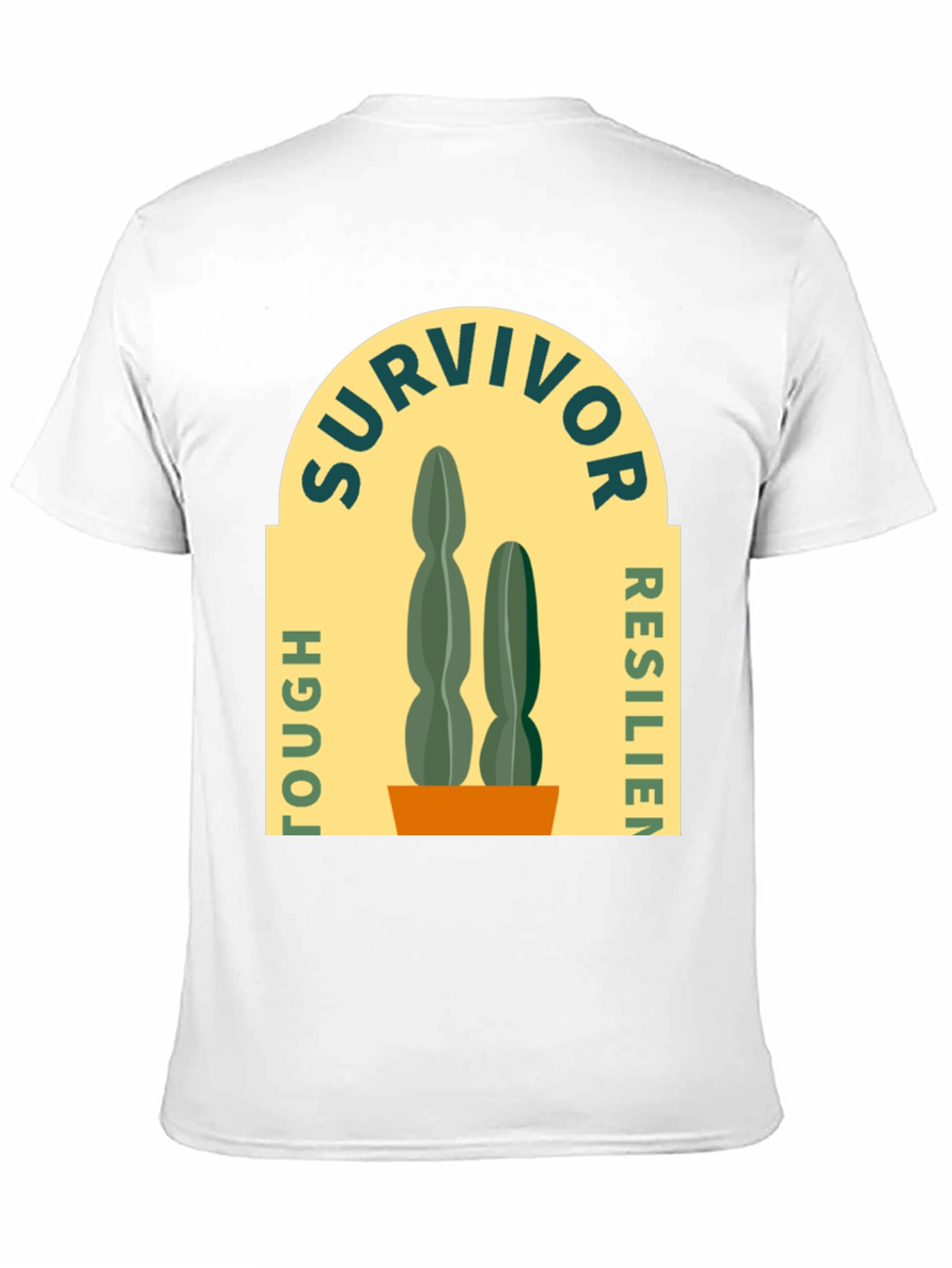 Survivor Tough Resilient Cactus Graphic T-Shirt