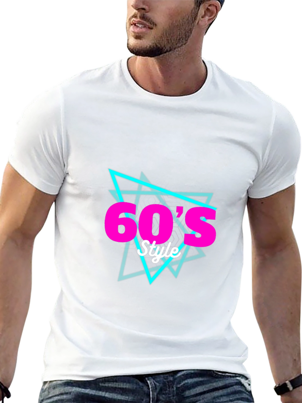 Retro 60s Style Graphic T-Shirt