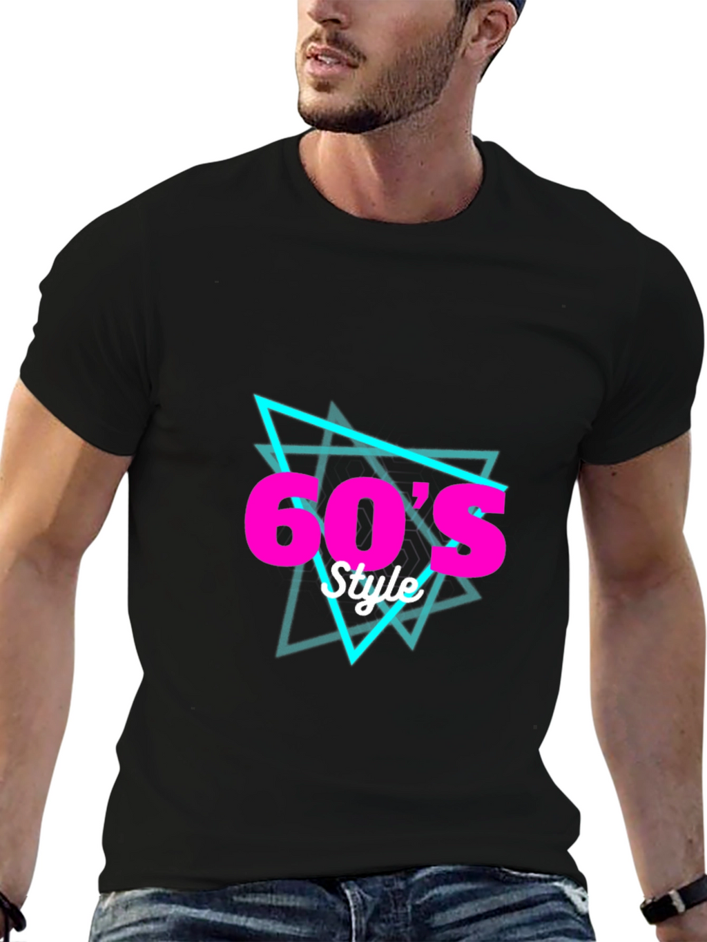 Retro 60s Style Graphic T-Shirt