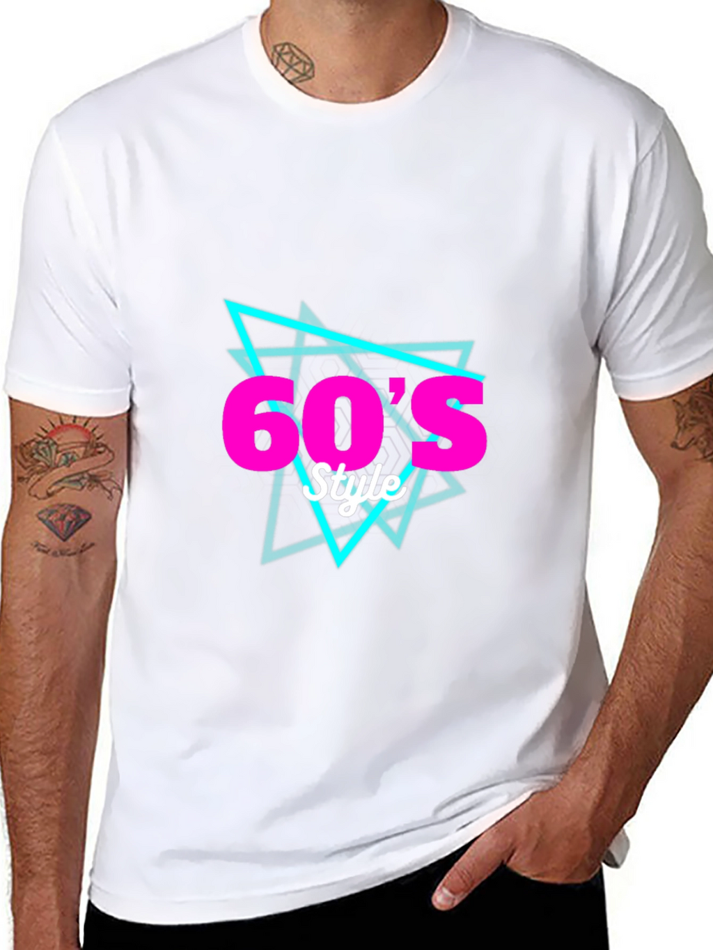 Retro 60s Style Graphic T-Shirt