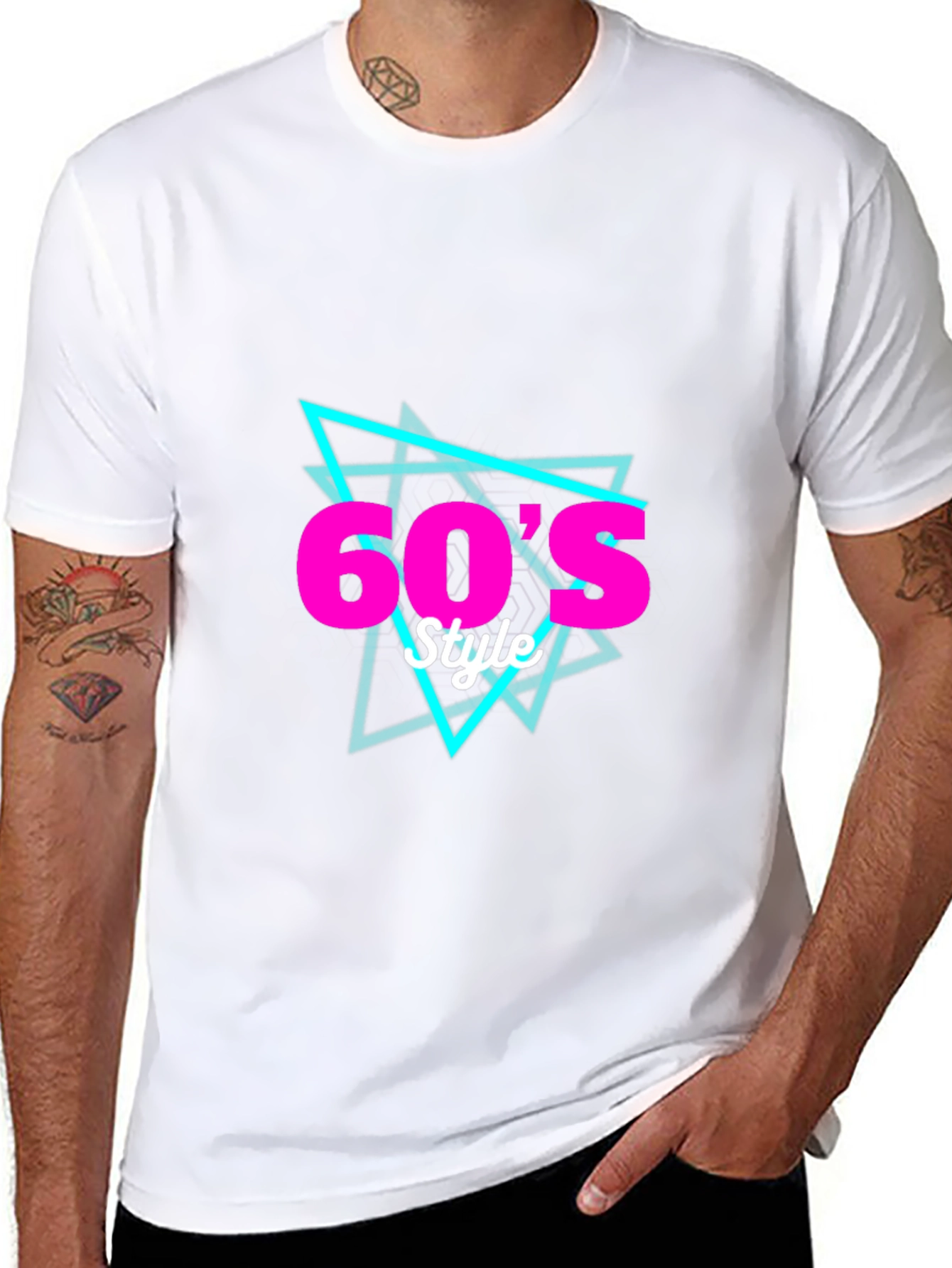 Retro 60s Style Graphic T-Shirt