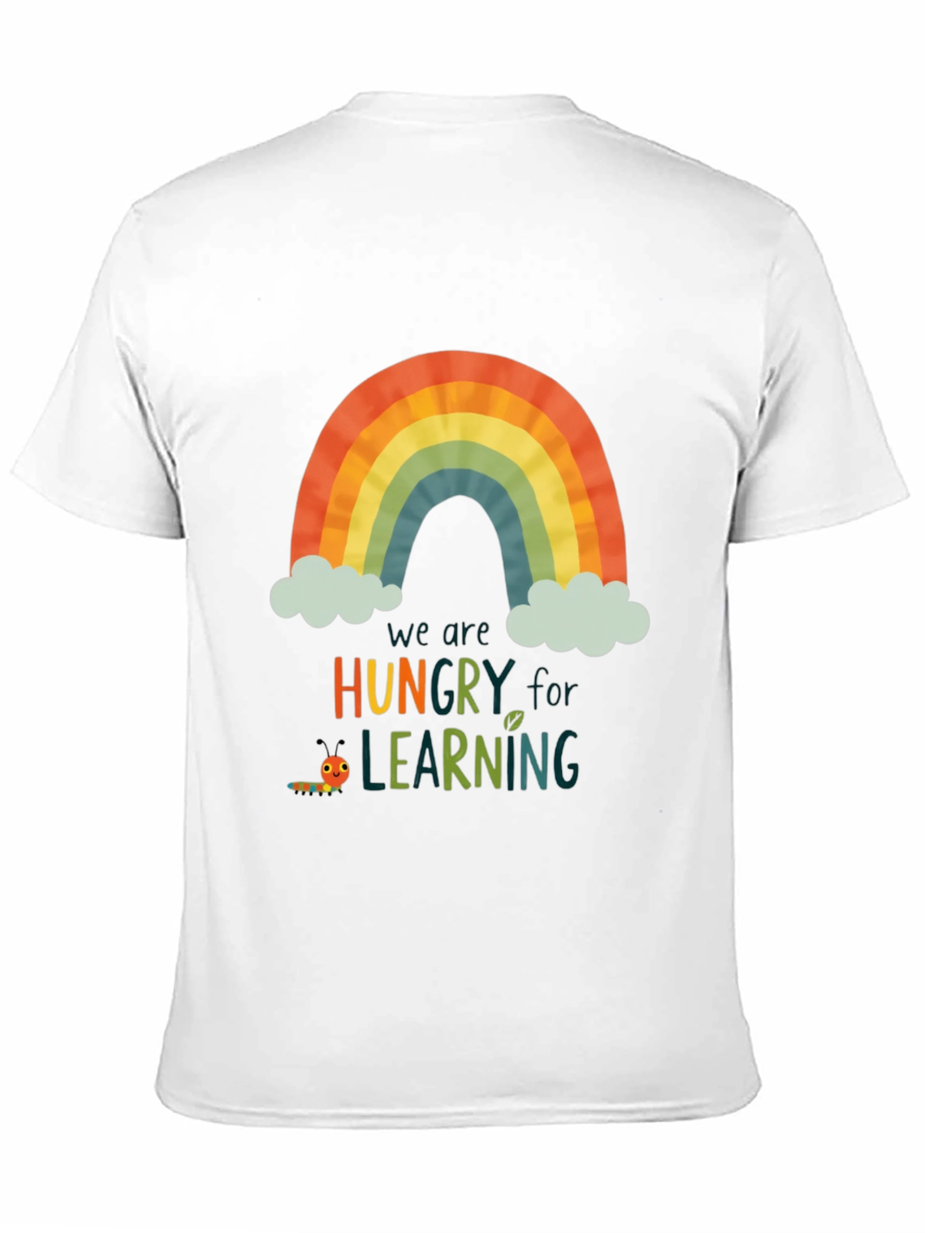Rainbow Hungry for Learning Graphic Tee