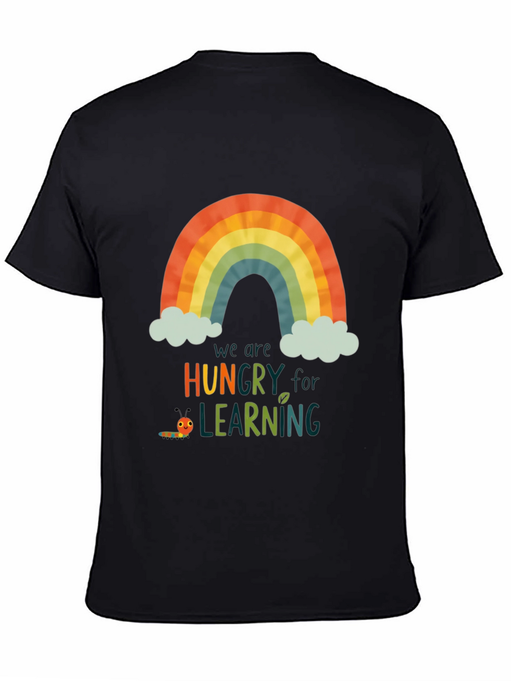 Rainbow Hungry for Learning Graphic Tee